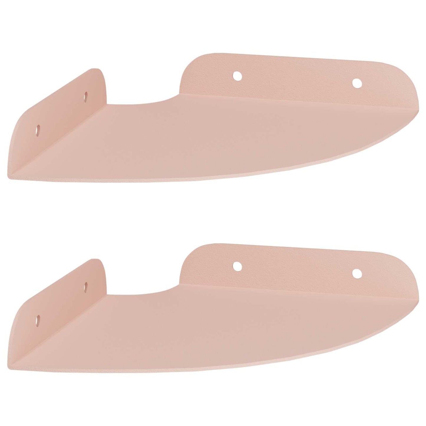 Drijvende plank met plank met opslag 2 pcs Roze 15 x 15 x 2 cm is nu te koop bij PeponiXL, paradijselijk wonen!