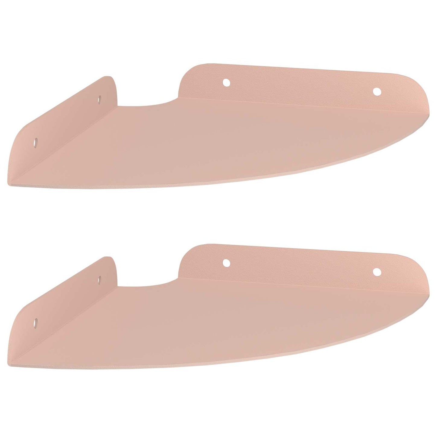 Drijvende plank met plank met opslag 2 pcs Roze 18 x 18 x 2 cm is nu te koop bij PeponiXL, paradijselijk wonen!