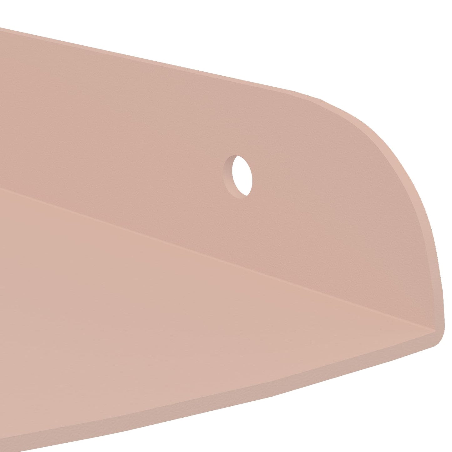 Drijvende plank met plank met opslag 4 pcs Roze 18 x 18 x 2 cm is nu te koop bij PeponiXL, paradijselijk wonen!