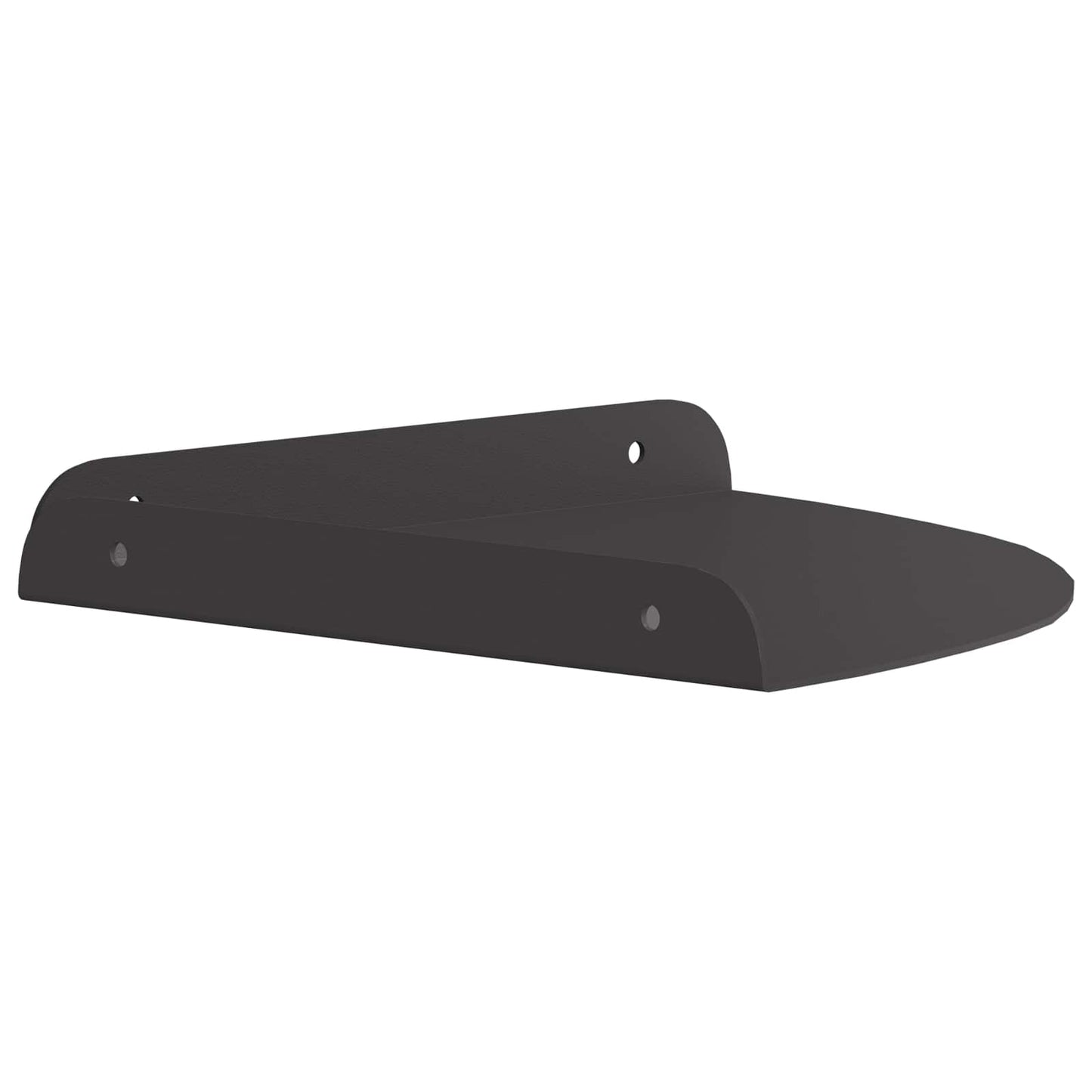 Hoek Vloeiende Plank met plank 2 pcs Zwart 24 x 24 x 2 cm is nu te koop bij PeponiXL, paradijselijk wonen!