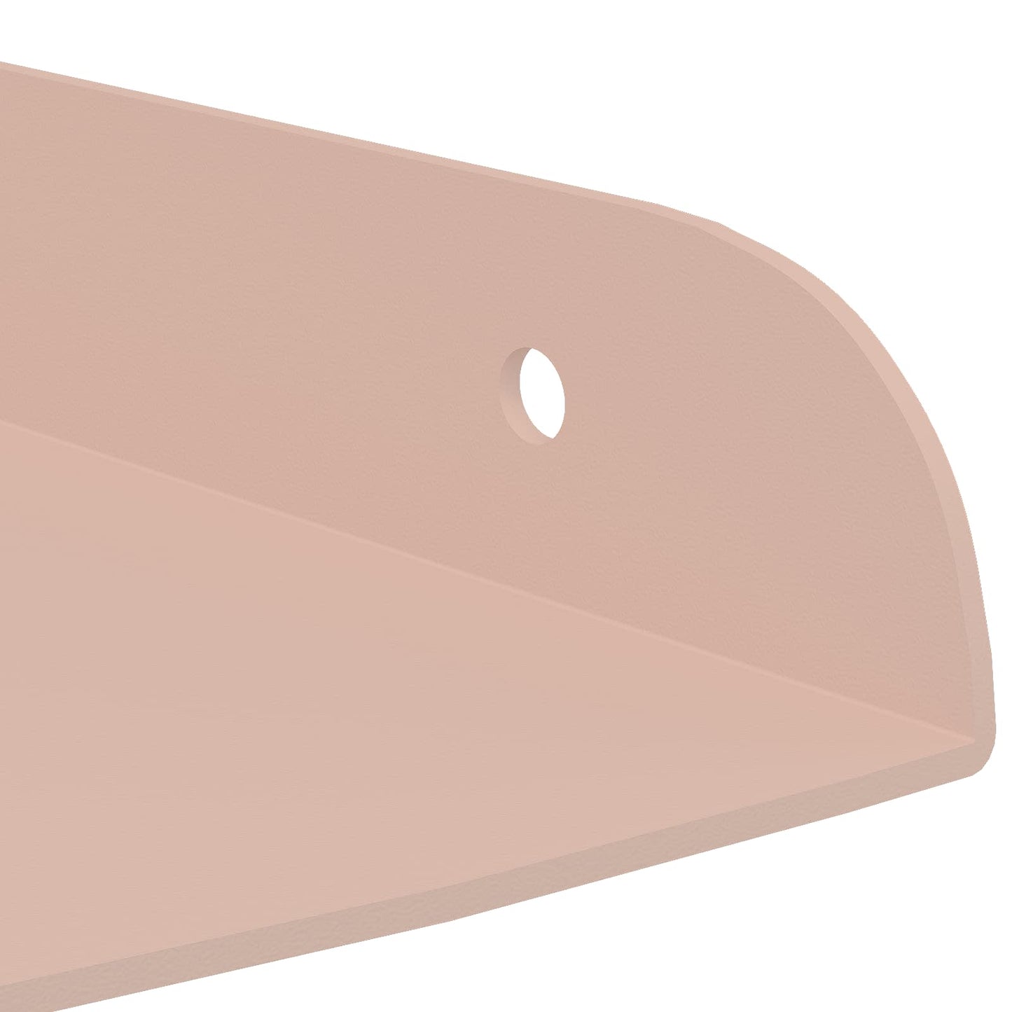 Drijvende plank met plank met opslag 4 pcs Roze 24 x 24 x 2 cm is nu te koop bij PeponiXL, paradijselijk wonen!