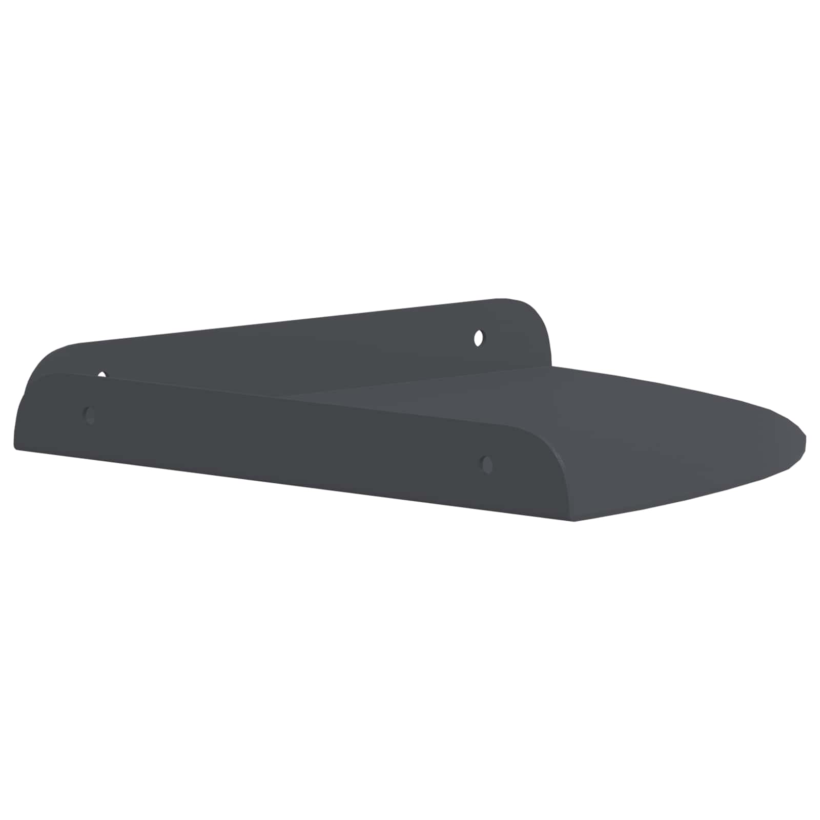 Drijvende plank met plank 2 pcs Antraciet 24 x 24 x 2 cm is nu te koop bij PeponiXL, paradijselijk wonen!