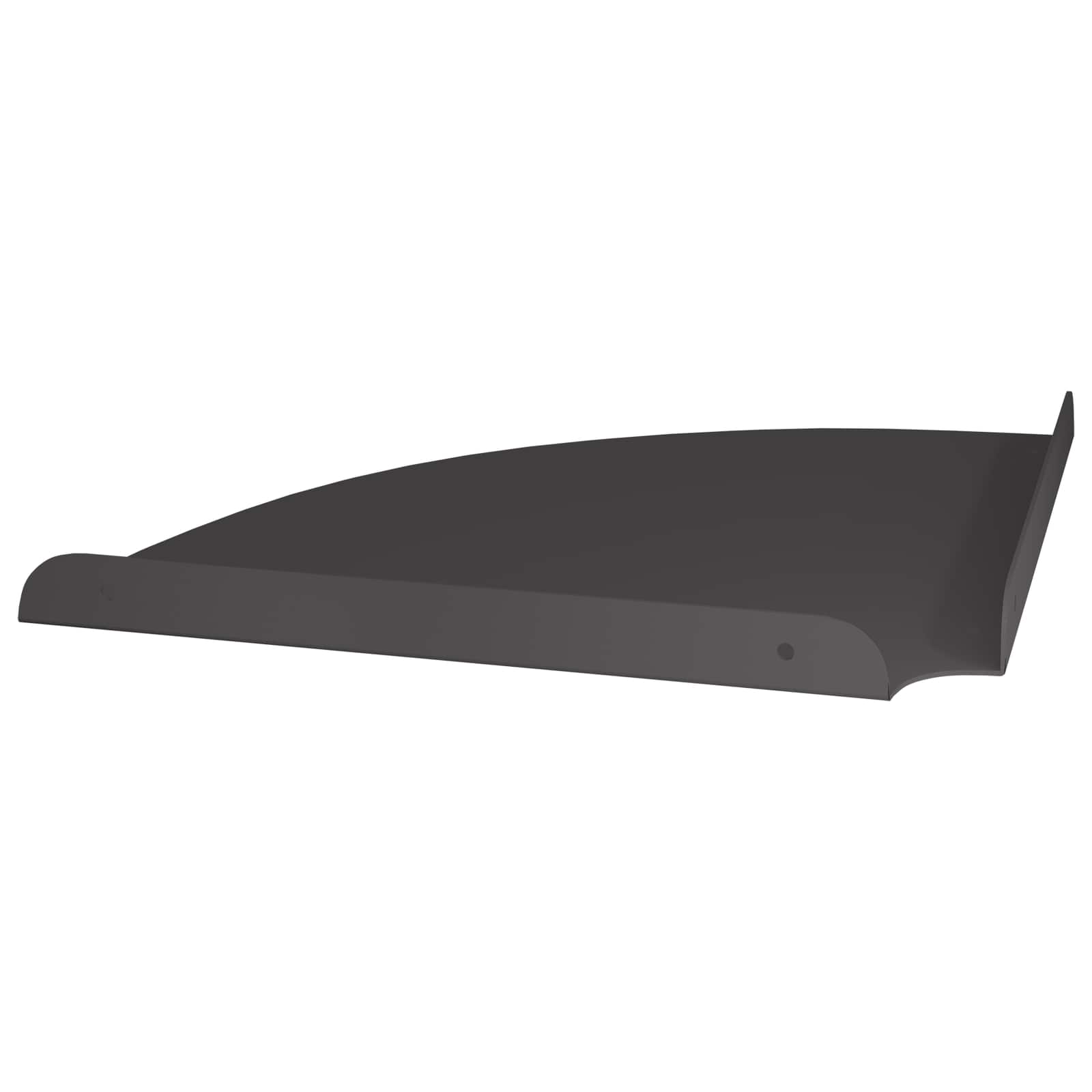 Hoek Vloeiende Plank met plank 2 pcs Zwart 30 x 30 x 2 cm is nu te koop bij PeponiXL, paradijselijk wonen!