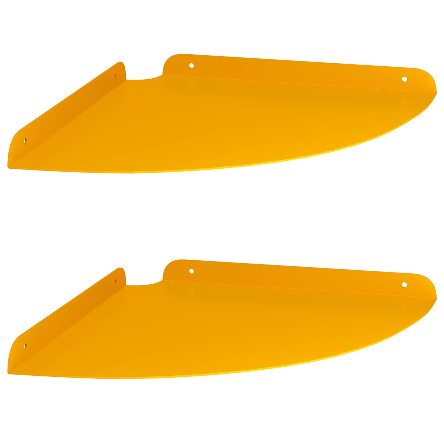 Drijvende plank met plank 2 pcs Mosterdgeel 30 x 30 x 2 cm is nu te koop bij PeponiXL, paradijselijk wonen!