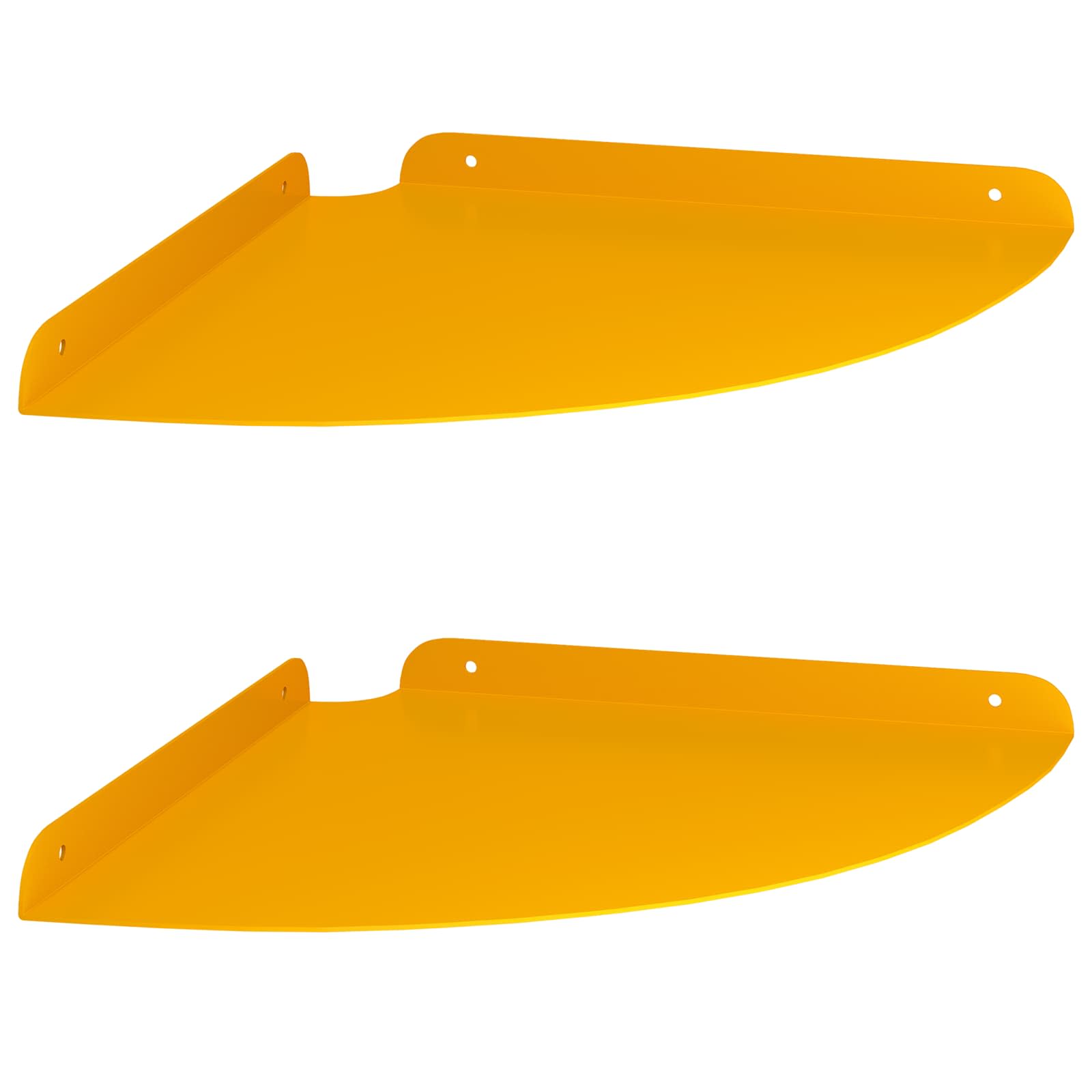 Drijvende plank met plank 2 pcs Mosterdgeel 30 x 30 x 2 cm is nu te koop bij PeponiXL, paradijselijk wonen!