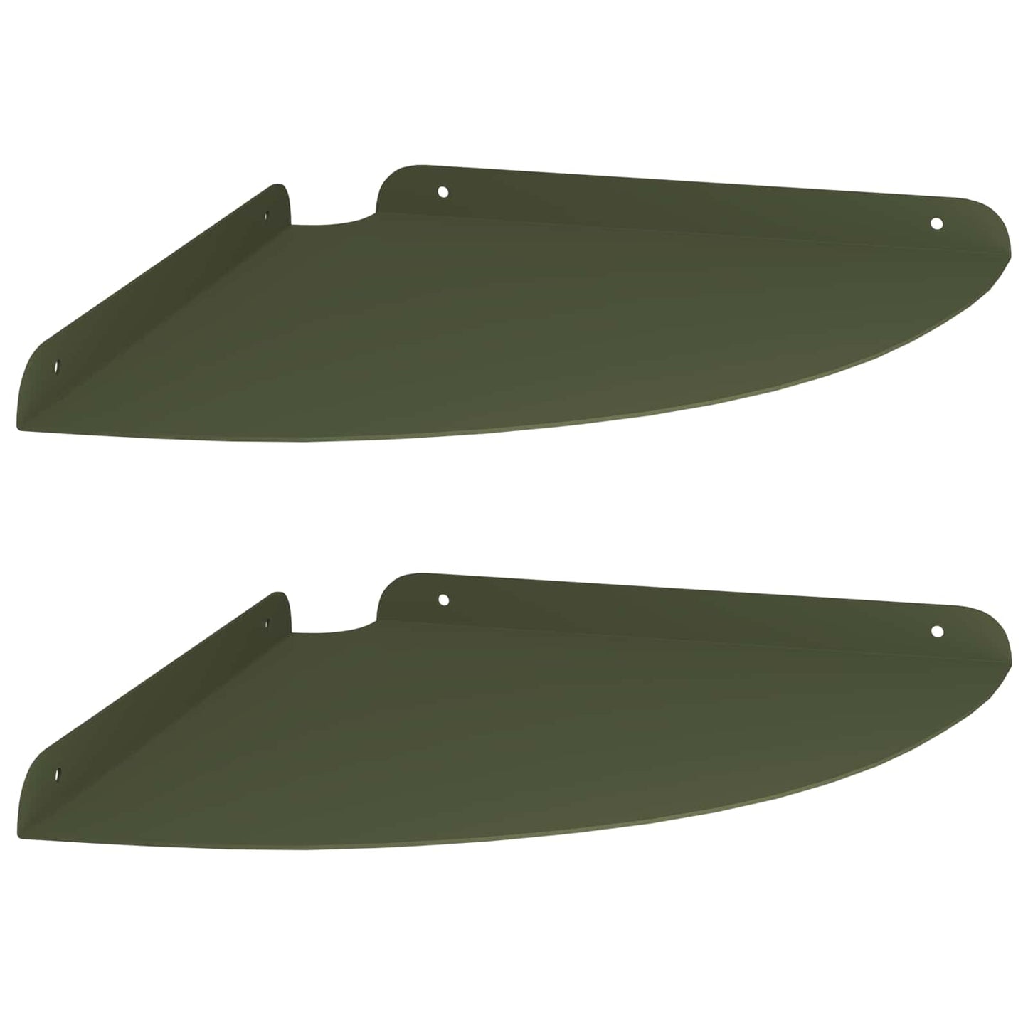 Drijvende plank met plank 2 pcs Olijf Groen 30 x 30 x 2 cm is nu te koop bij PeponiXL, paradijselijk wonen!