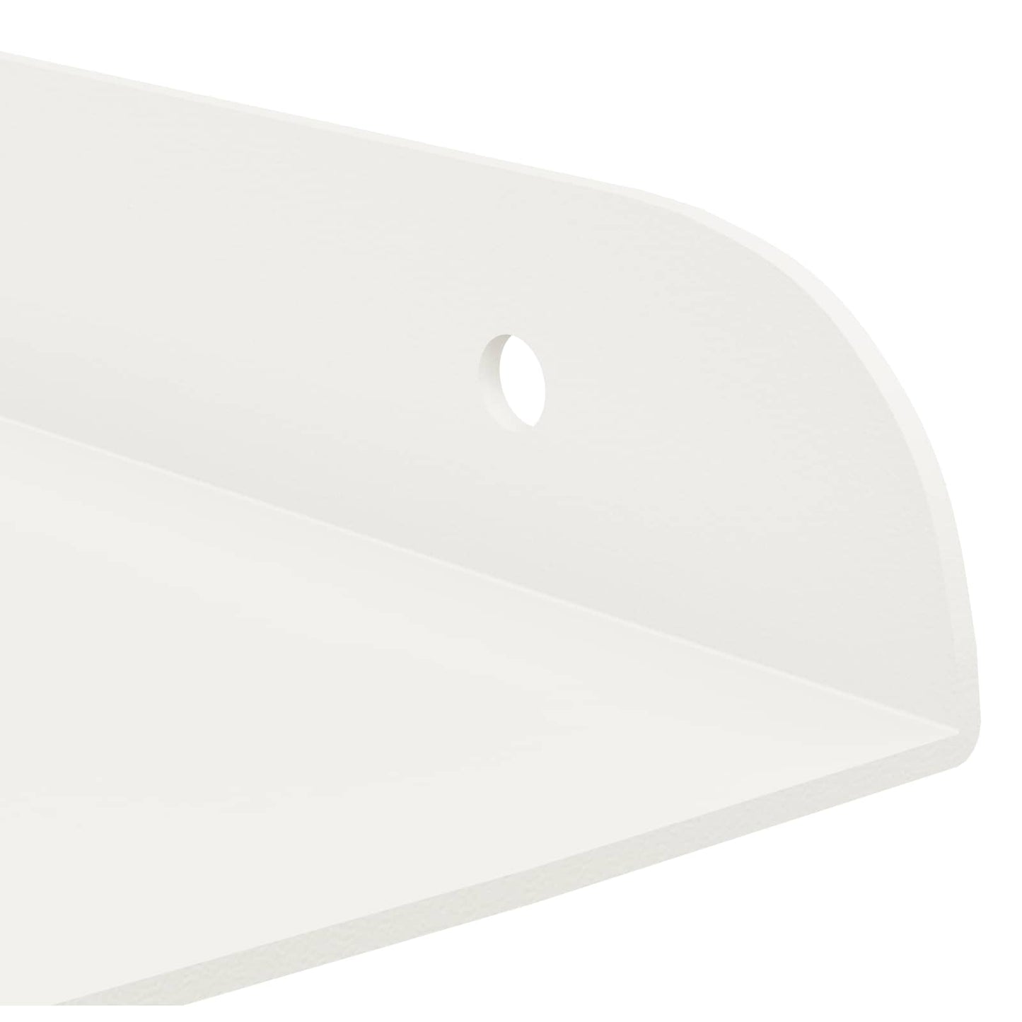 Drijvende plank met plank met opslag 4 pcs Wit 30 x 30 x 2 cm is nu te koop bij PeponiXL, paradijselijk wonen!