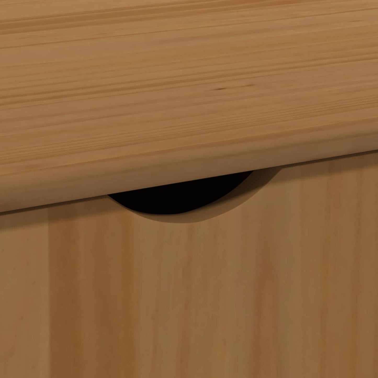 Rolling Kast Honingbruin 100 x 39 x 65,5 cm Massief Vurenhout is nu te koop bij PeponiXL, paradijselijk wonen!