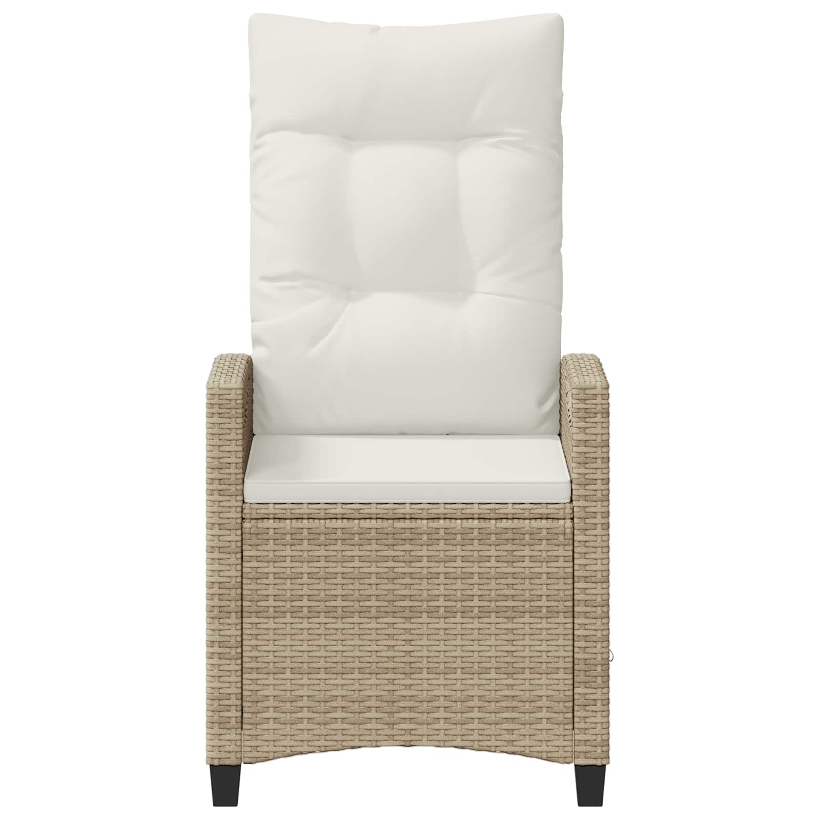 Tuinstoel 2 pcs Beige en Crème 56 x 60 x 112 cm is nu te koop bij PeponiXL, paradijselijk wonen!