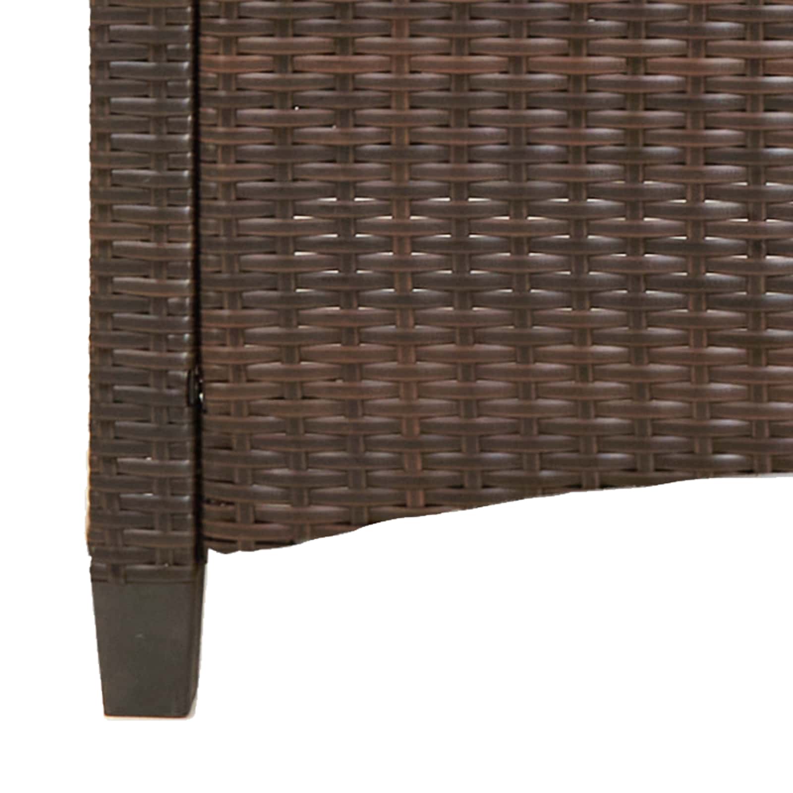 Tuinbank Bruin en Crème 105 x 60 x 112 cm Staal en Polyester is nu te koop bij PeponiXL, paradijselijk wonen!