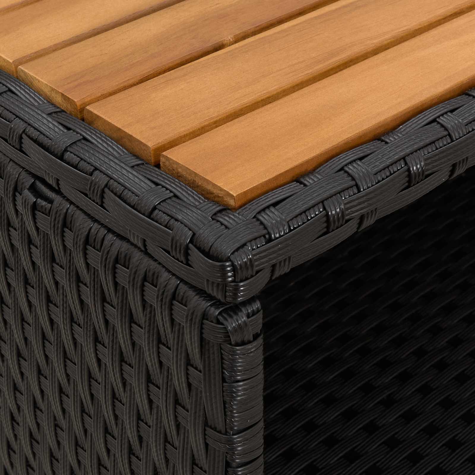 Kast met plank Zwart 70 x 50 x 87 cm Polyester en Roly Ratten is nu te koop bij PeponiXL, paradijselijk wonen!