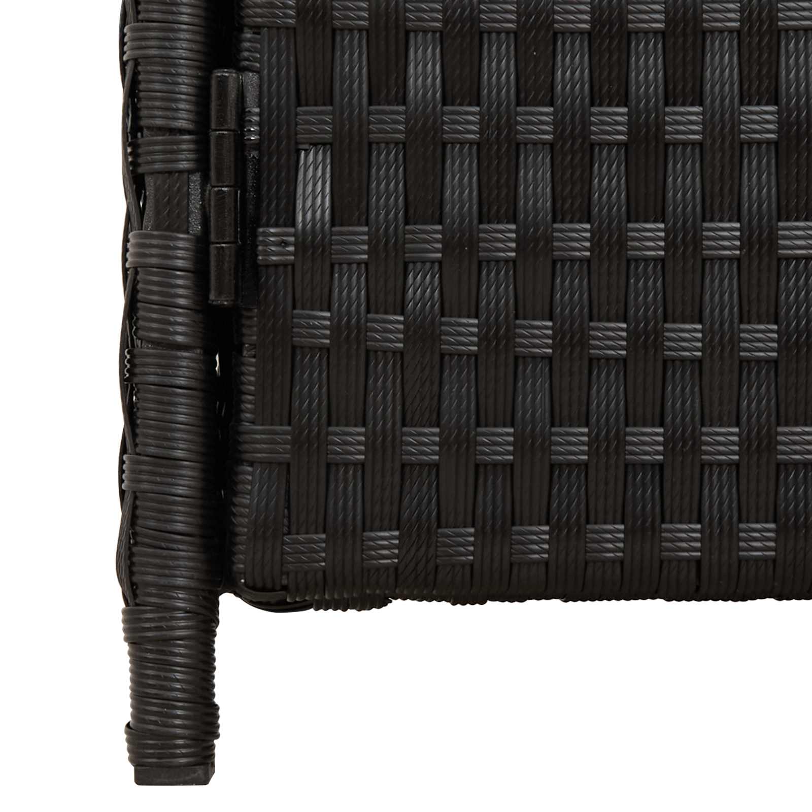 Kast met plank Zwart 70 x 50 x 87 cm Polyester en Roly Ratten is nu te koop bij PeponiXL, paradijselijk wonen!