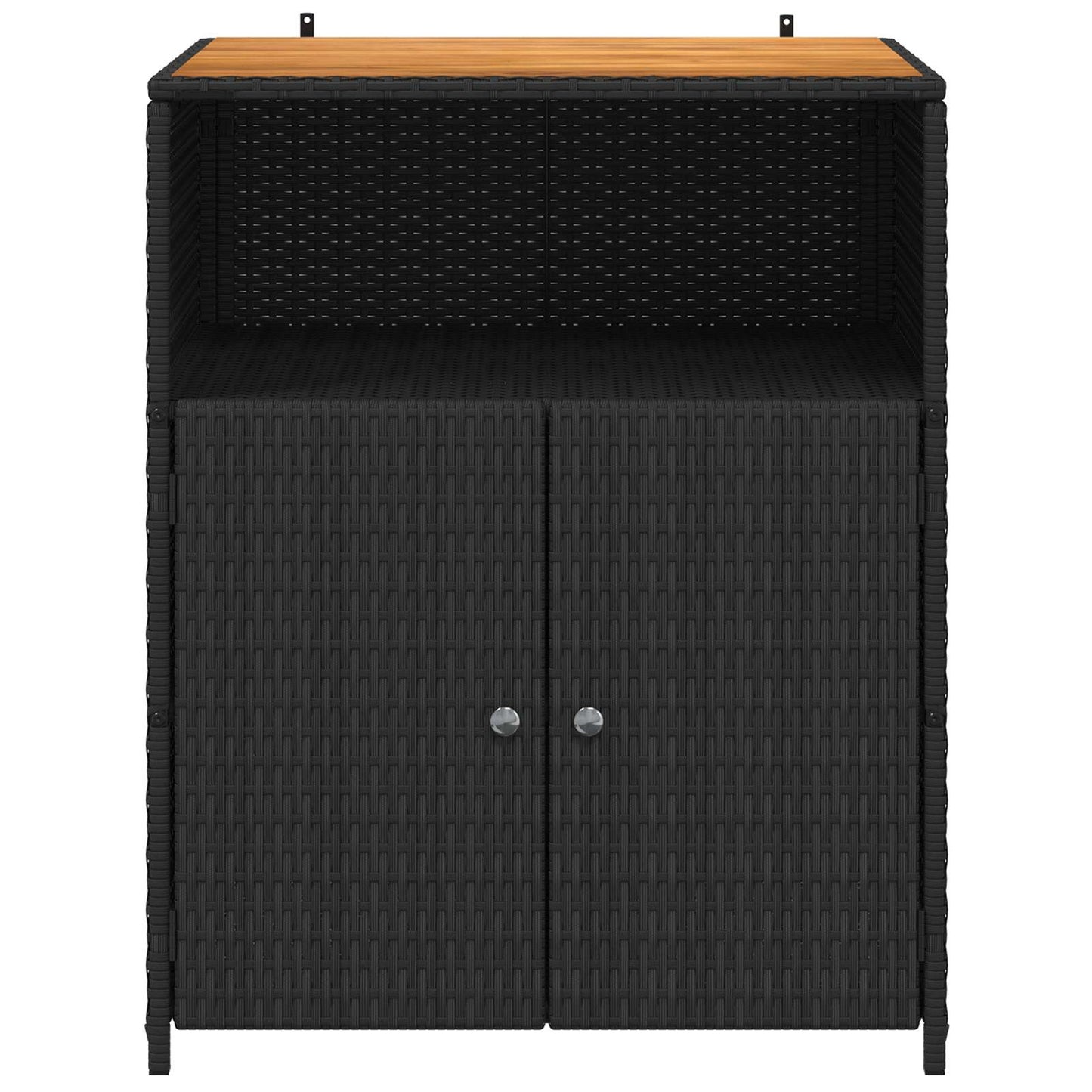 Kast met plank Zwart 70 x 50 x 87 cm Polyester en Roly Ratten is nu te koop bij PeponiXL, paradijselijk wonen!