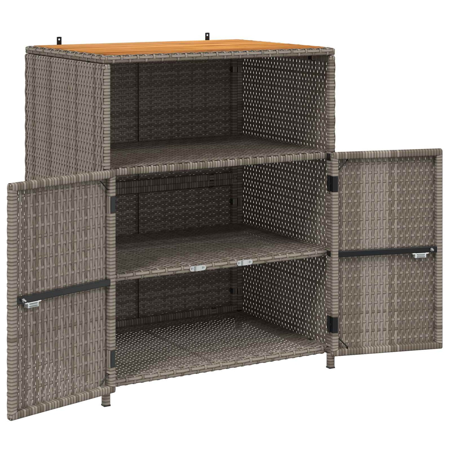 Kast met plank Grijs 70 x 50 x 87 cm Polyester en Roly Ratten is nu te koop bij PeponiXL, paradijselijk wonen!