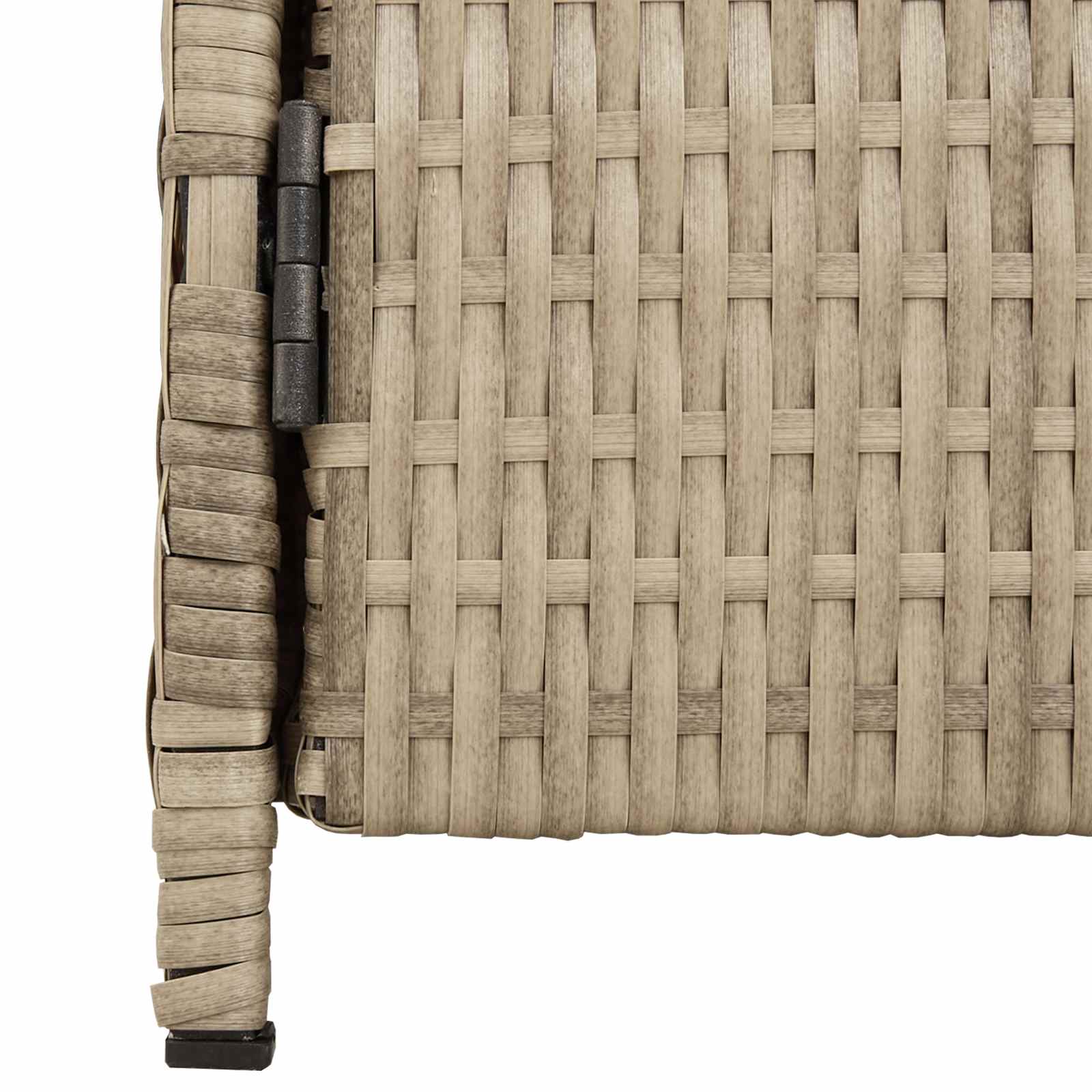 Kast met plank Beige 70 x 50 x 87 cm Polyester en Roly Ratten is nu te koop bij PeponiXL, paradijselijk wonen!