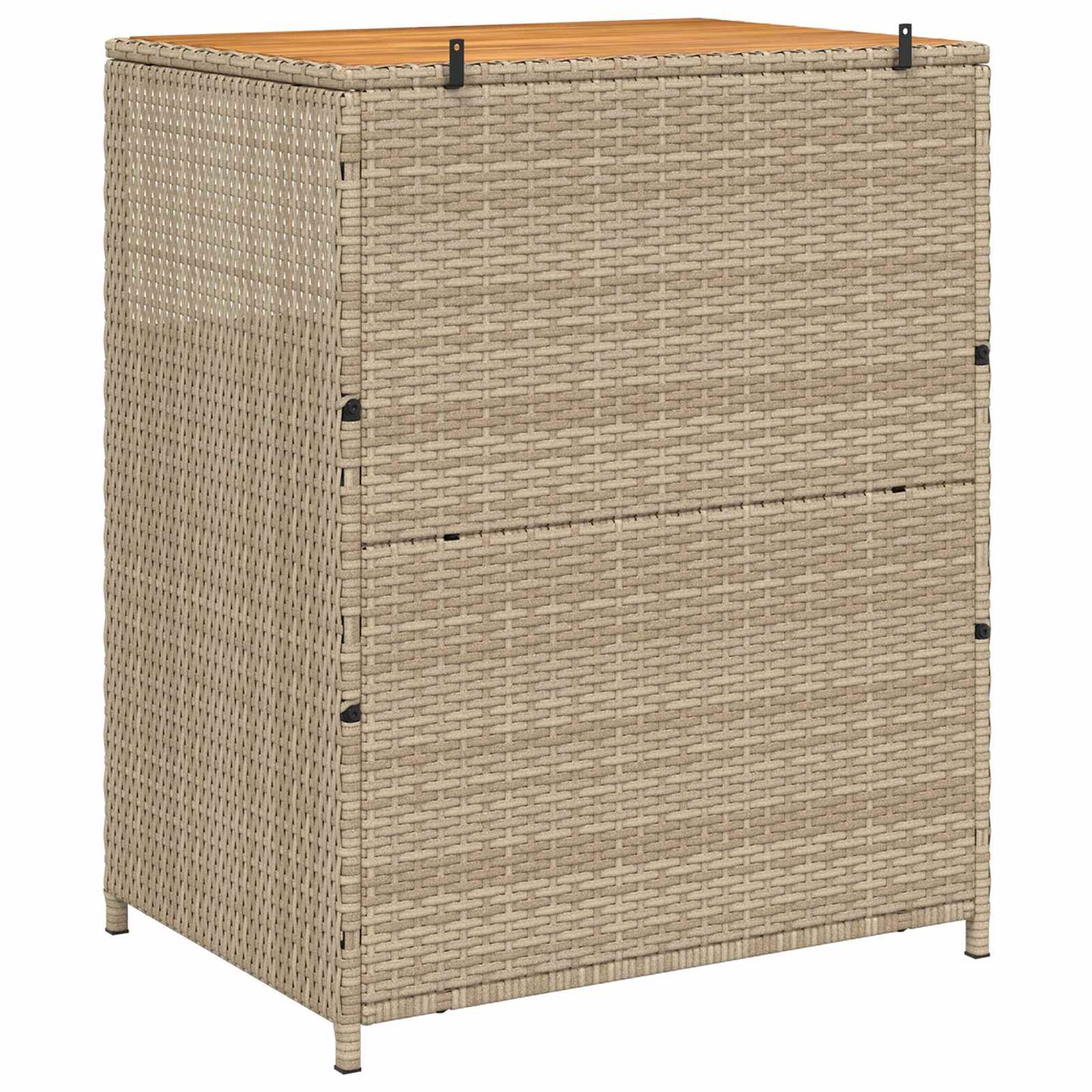 Kast met plank Beige 70 x 50 x 87 cm Polyester en Roly Ratten is nu te koop bij PeponiXL, paradijselijk wonen!