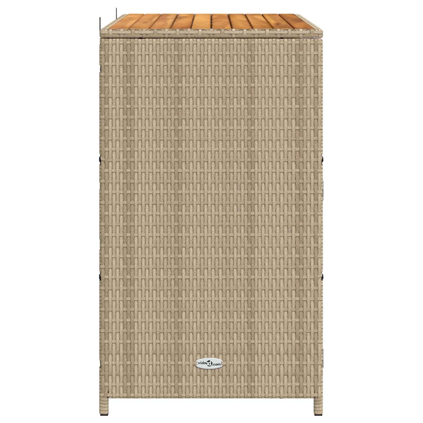 Kast met plank Beige 70 x 50 x 87 cm Polyester en Roly Ratten is nu te koop bij PeponiXL, paradijselijk wonen!