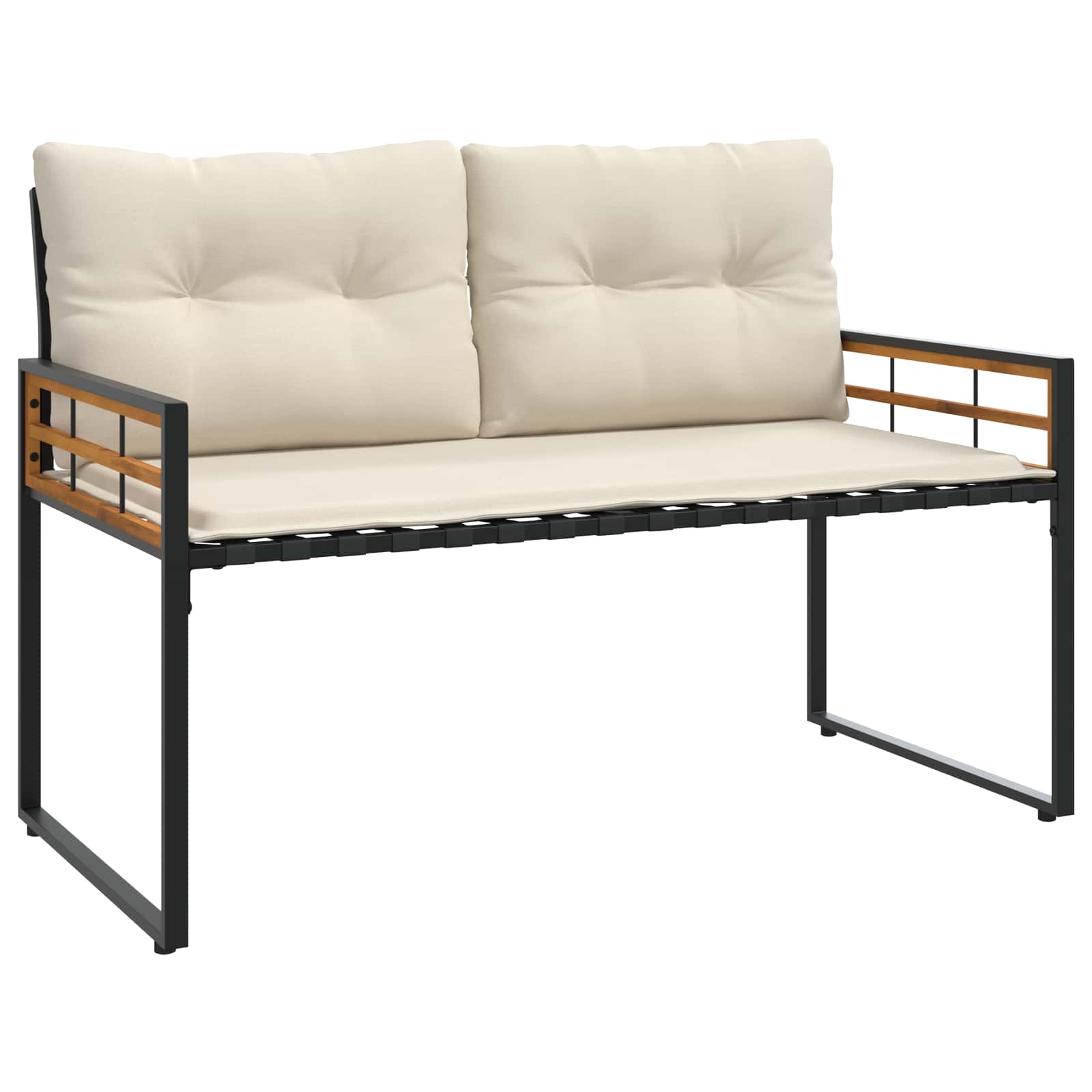 Buitenmeubelset met kussen 4 pcs Crème is nu te koop bij PeponiXL, paradijselijk wonen!