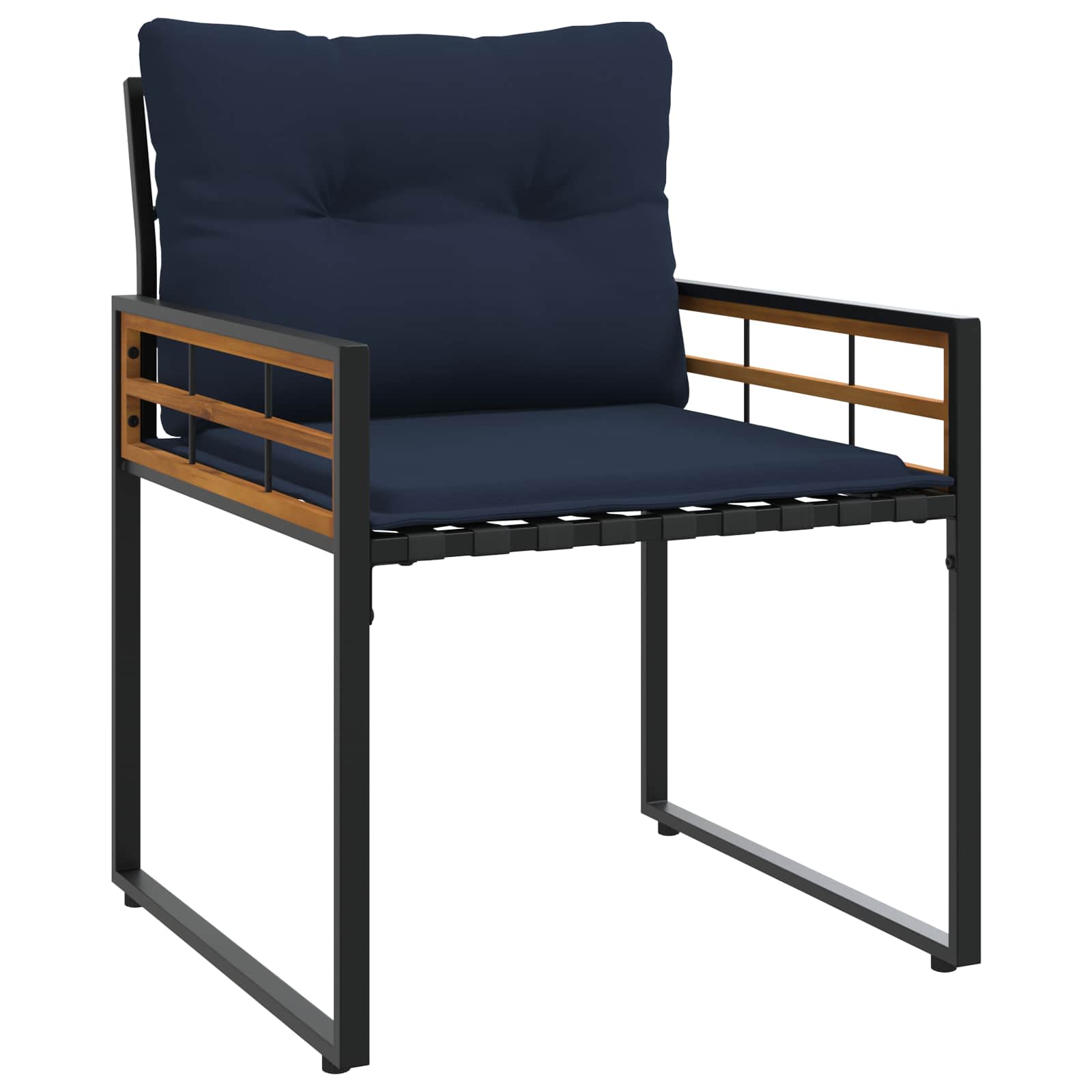 Buitenmeubelset met kussen 4 pcs Marineblauw is nu te koop bij PeponiXL, paradijselijk wonen!