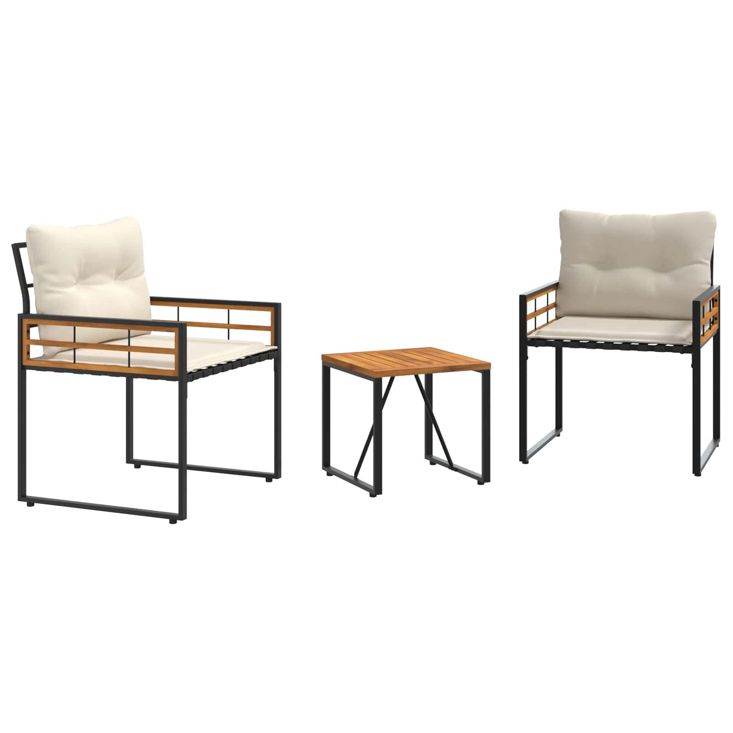 Buitenmeubelset met kussen 3 pcs Crème is nu te koop bij PeponiXL, paradijselijk wonen!