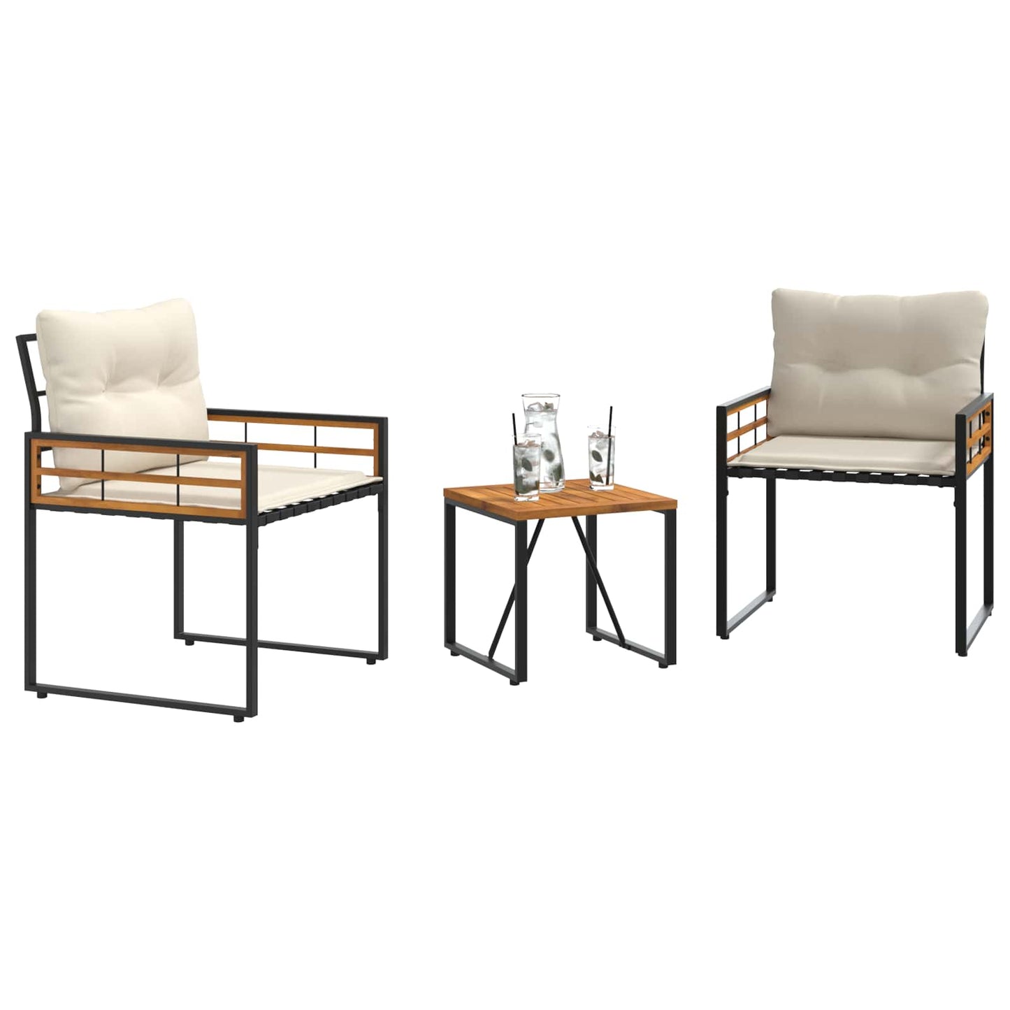 Buitenmeubelset met kussen 3 pcs Crème is nu te koop bij PeponiXL, paradijselijk wonen!