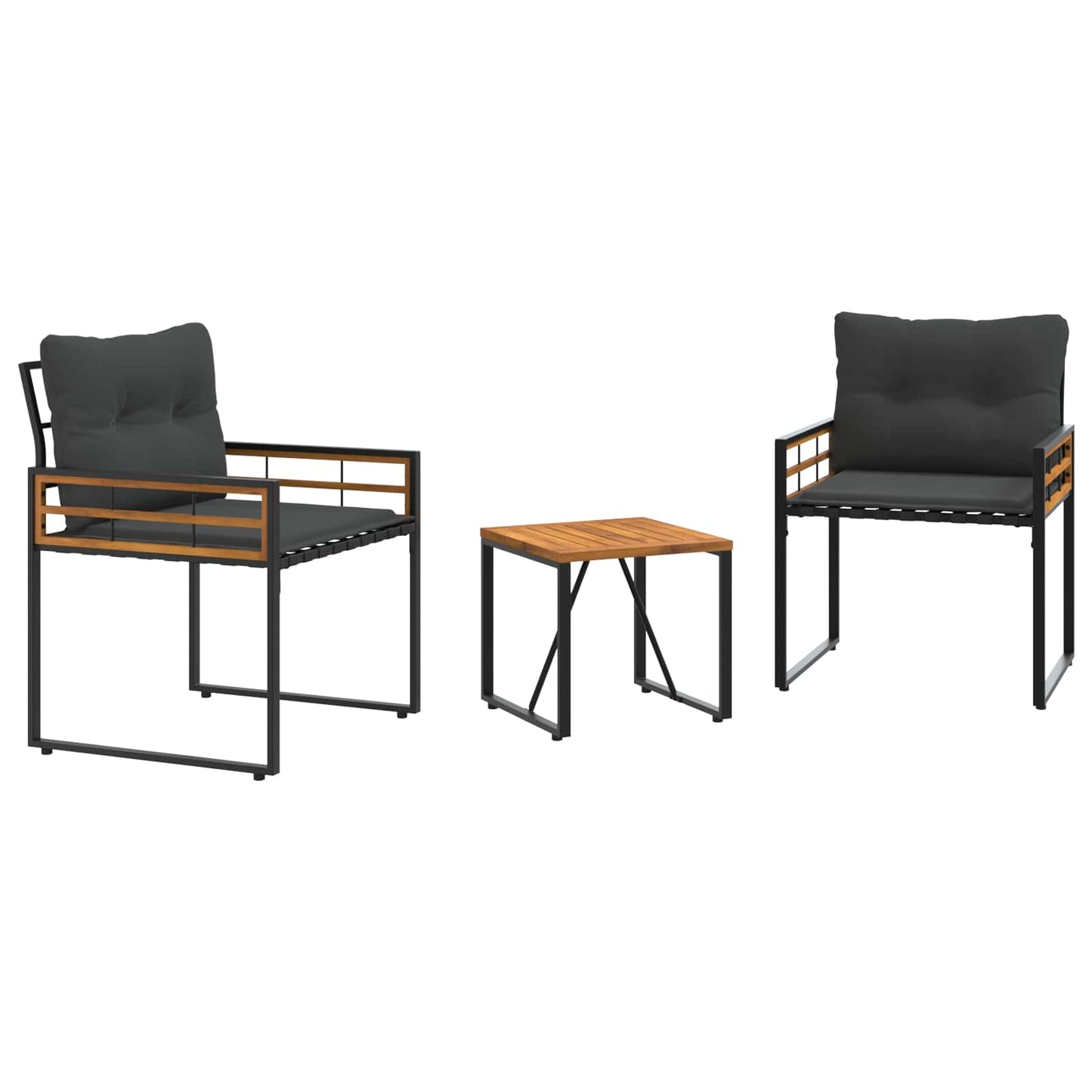 Buitenmeubelset met kussen 3 pcs Middelgrijs is nu te koop bij PeponiXL, paradijselijk wonen!