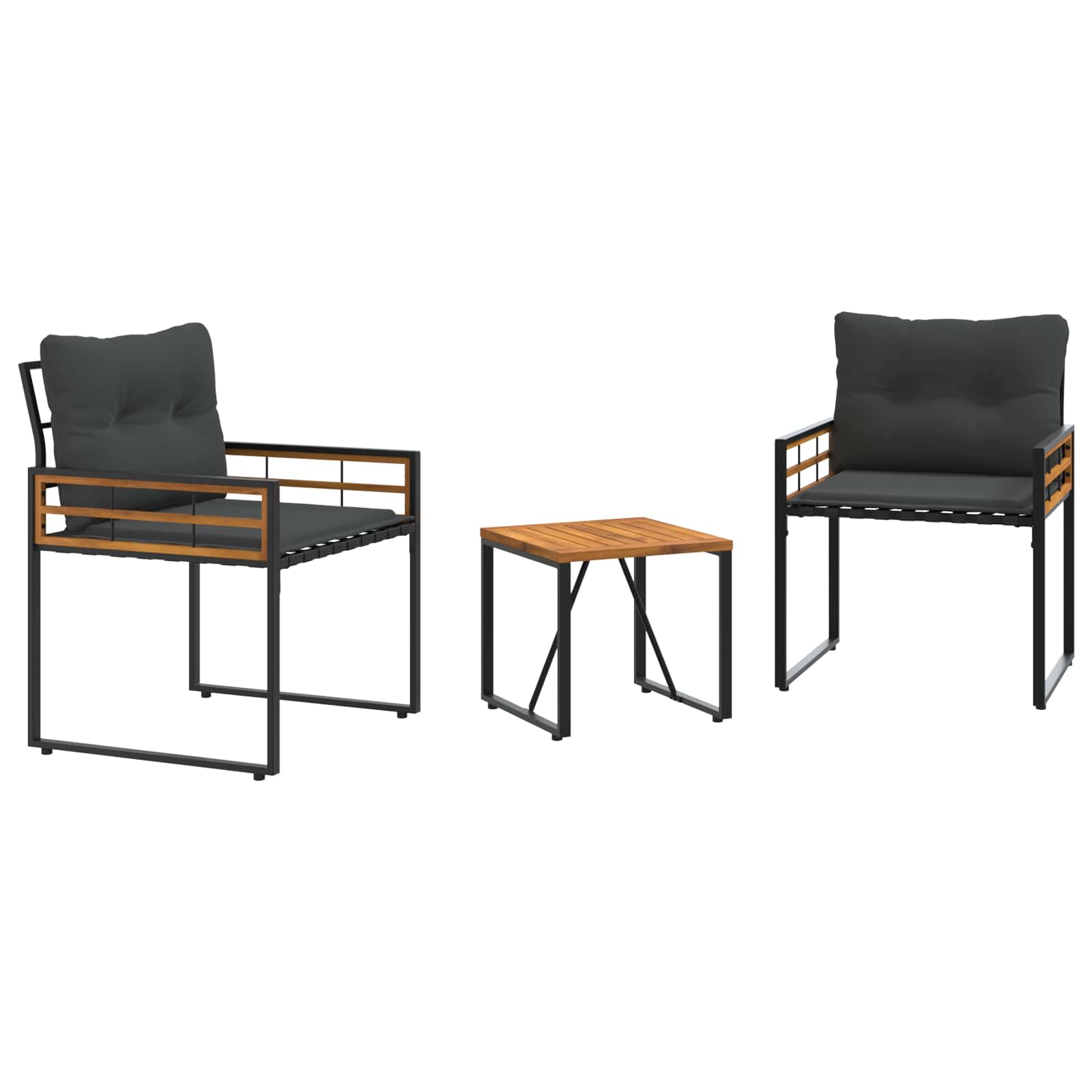 Buitenmeubelset met kussen 3 pcs Middelgrijs is nu te koop bij PeponiXL, paradijselijk wonen!