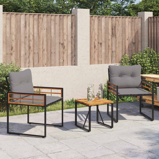 Buitenmeubelset met kussen 3 pcs Lichtgrijs is nu te koop bij PeponiXL, paradijselijk wonen!