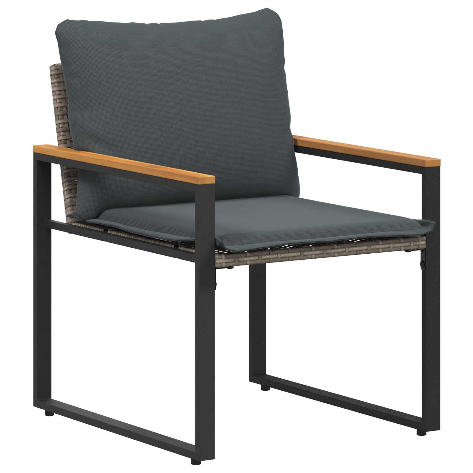 Meubelsets met kussen 3 pcs Grijs en Donkergrijs Rattan is nu te koop bij PeponiXL, paradijselijk wonen!