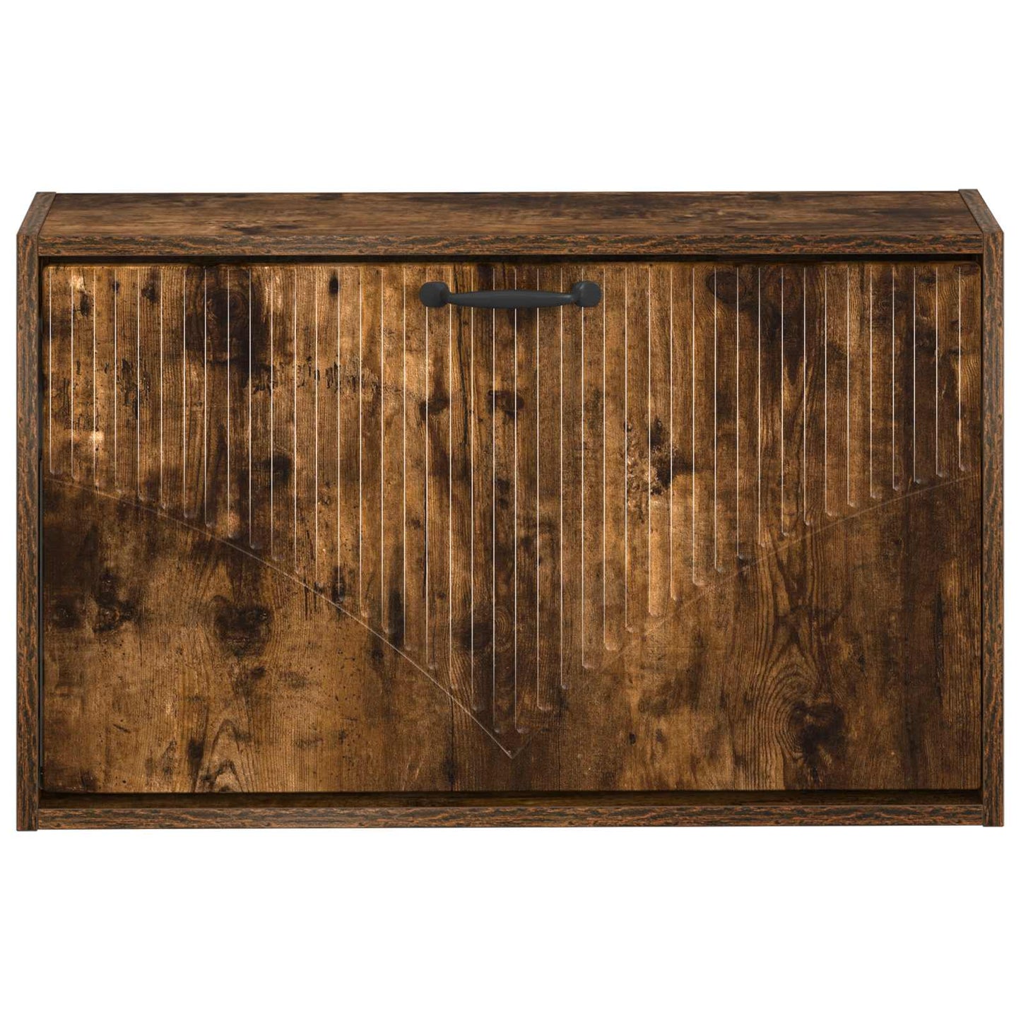 Wandgemonteerde Schoenkast HOORN 71 x 17 x 43 cm Bewerkt hout is nu te koop bij PeponiXL, paradijselijk wonen!