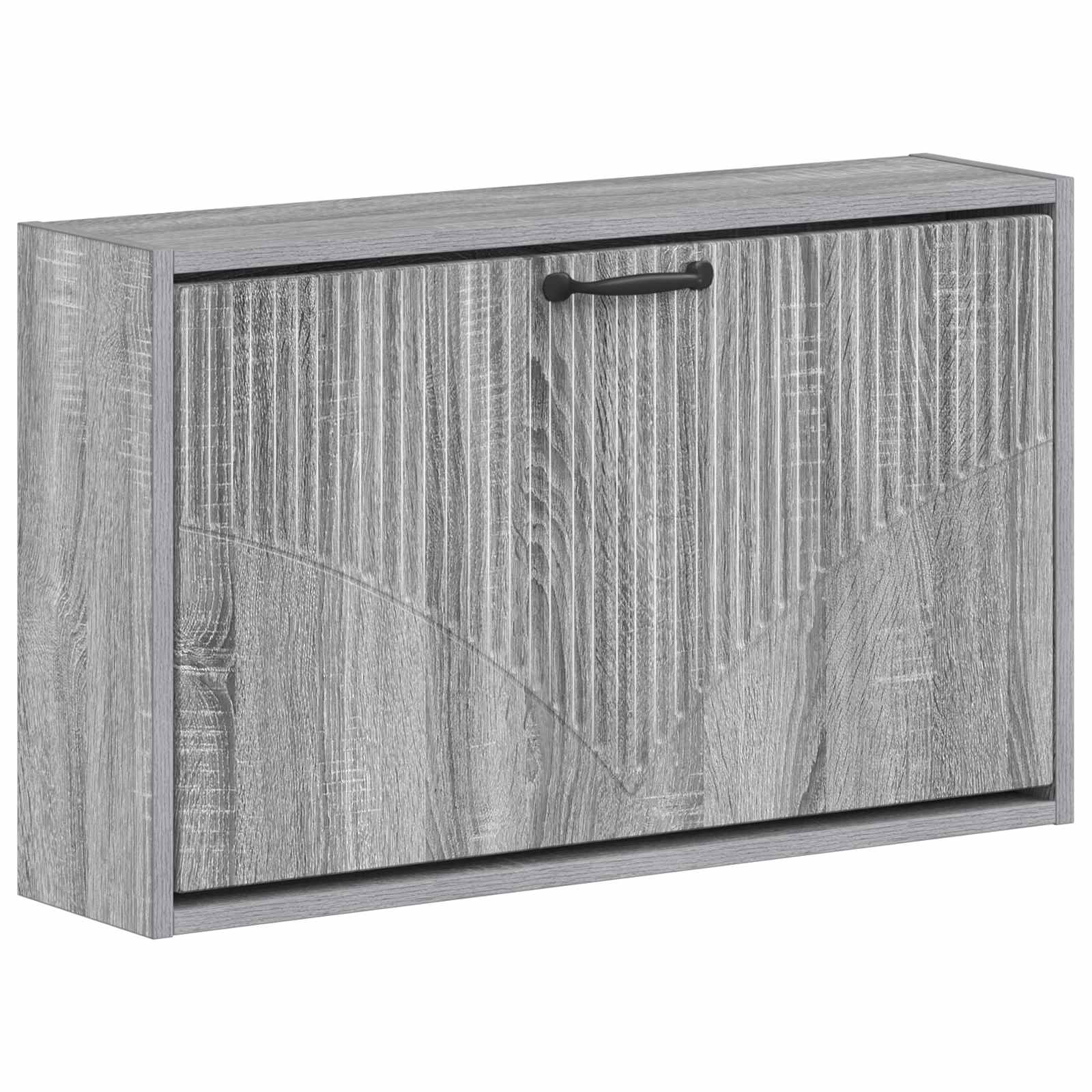 Wandgemonteerde Schoenkast HOORN 71 x 17 x 43 cm Bewerkt hout is nu te koop bij PeponiXL, paradijselijk wonen!