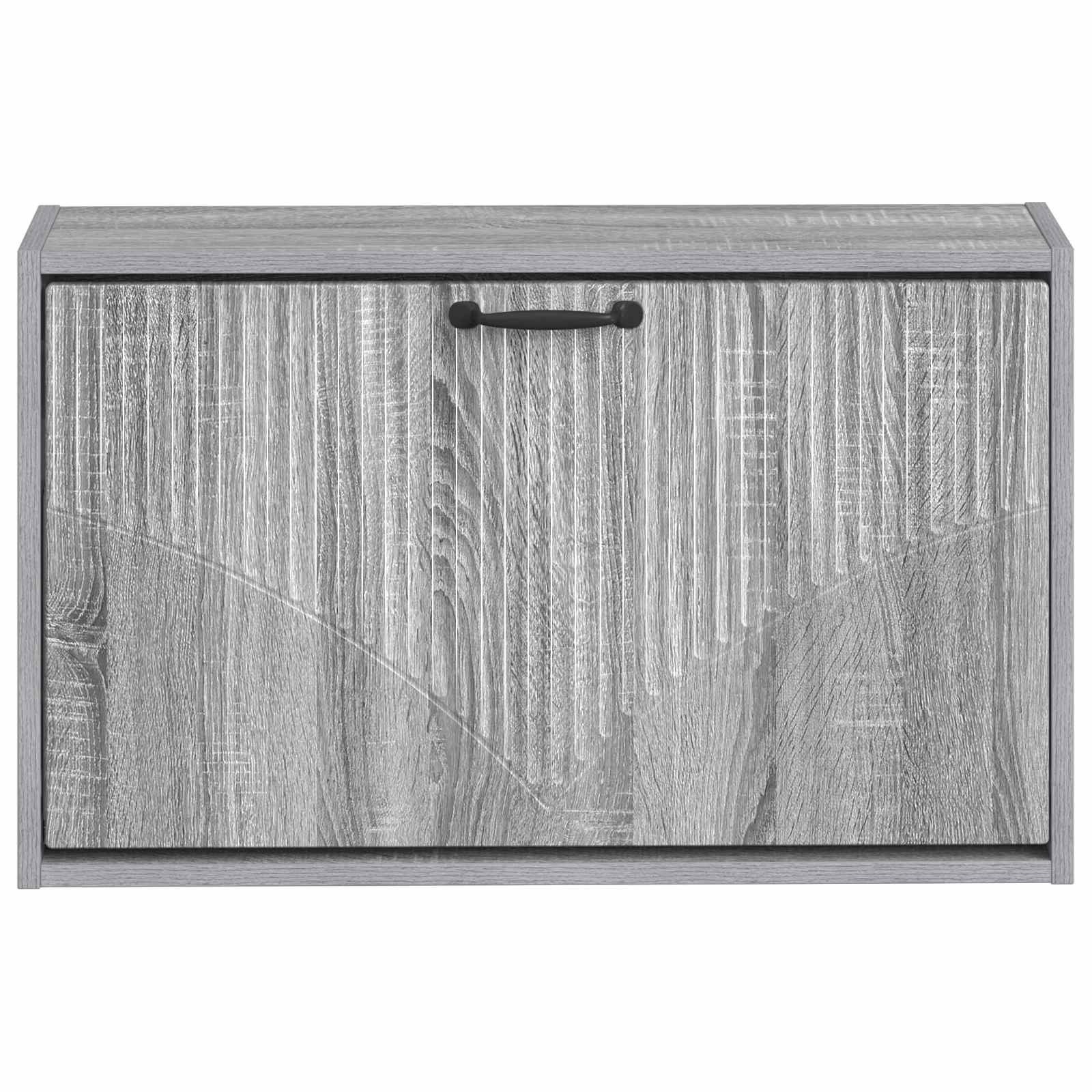 Wandgemonteerde Schoenkast HOORN 71 x 17 x 43 cm Bewerkt hout is nu te koop bij PeponiXL, paradijselijk wonen!