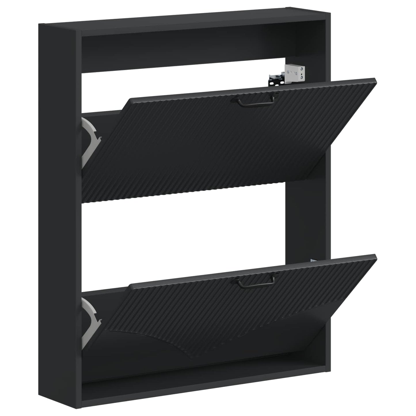 Wandgemonteerde Schoenkast HOORN 71 x 17 x 86 cm Bewerkt hout is nu te koop bij PeponiXL, paradijselijk wonen!