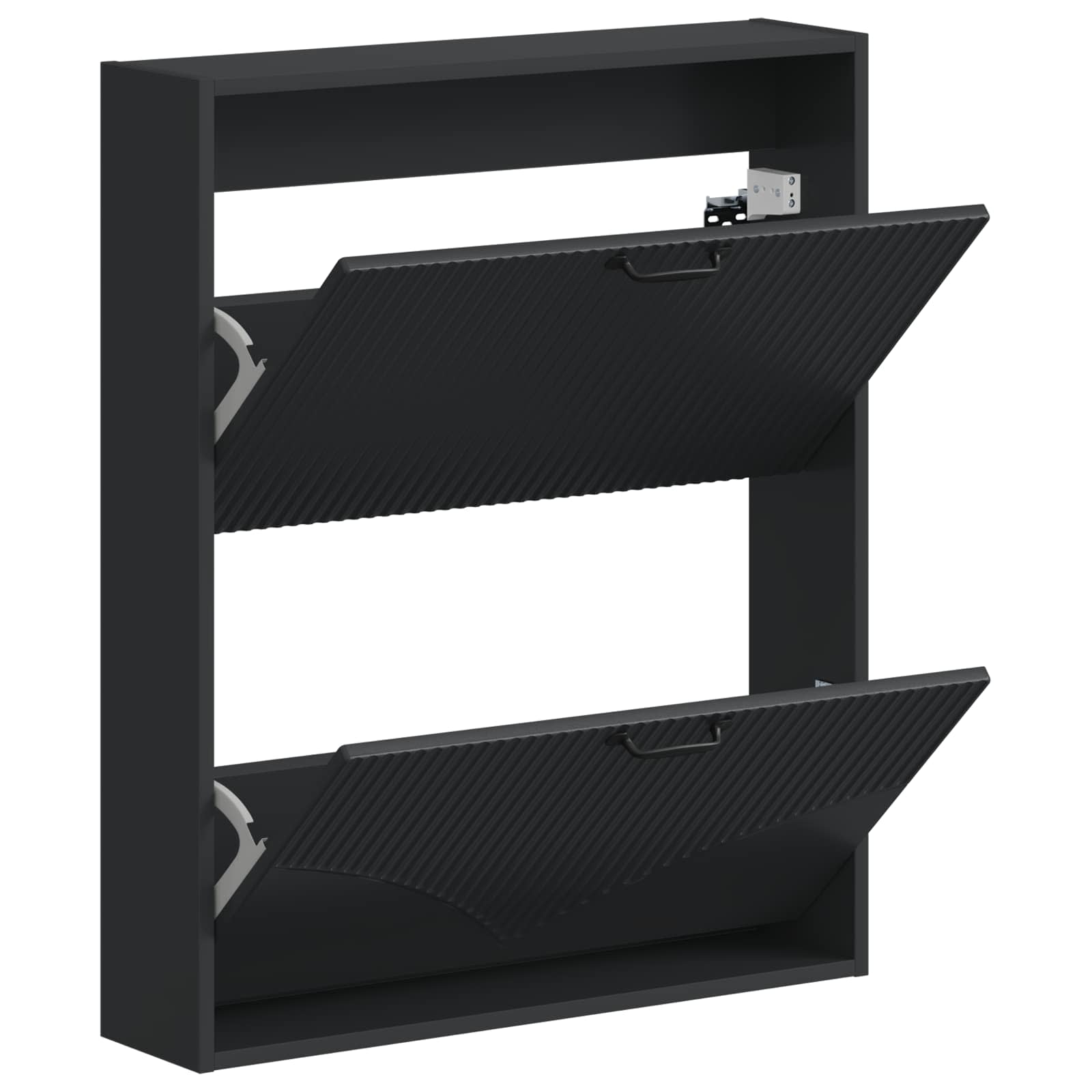 Wandgemonteerde Schoenkast HOORN 71 x 17 x 86 cm Bewerkt hout is nu te koop bij PeponiXL, paradijselijk wonen!