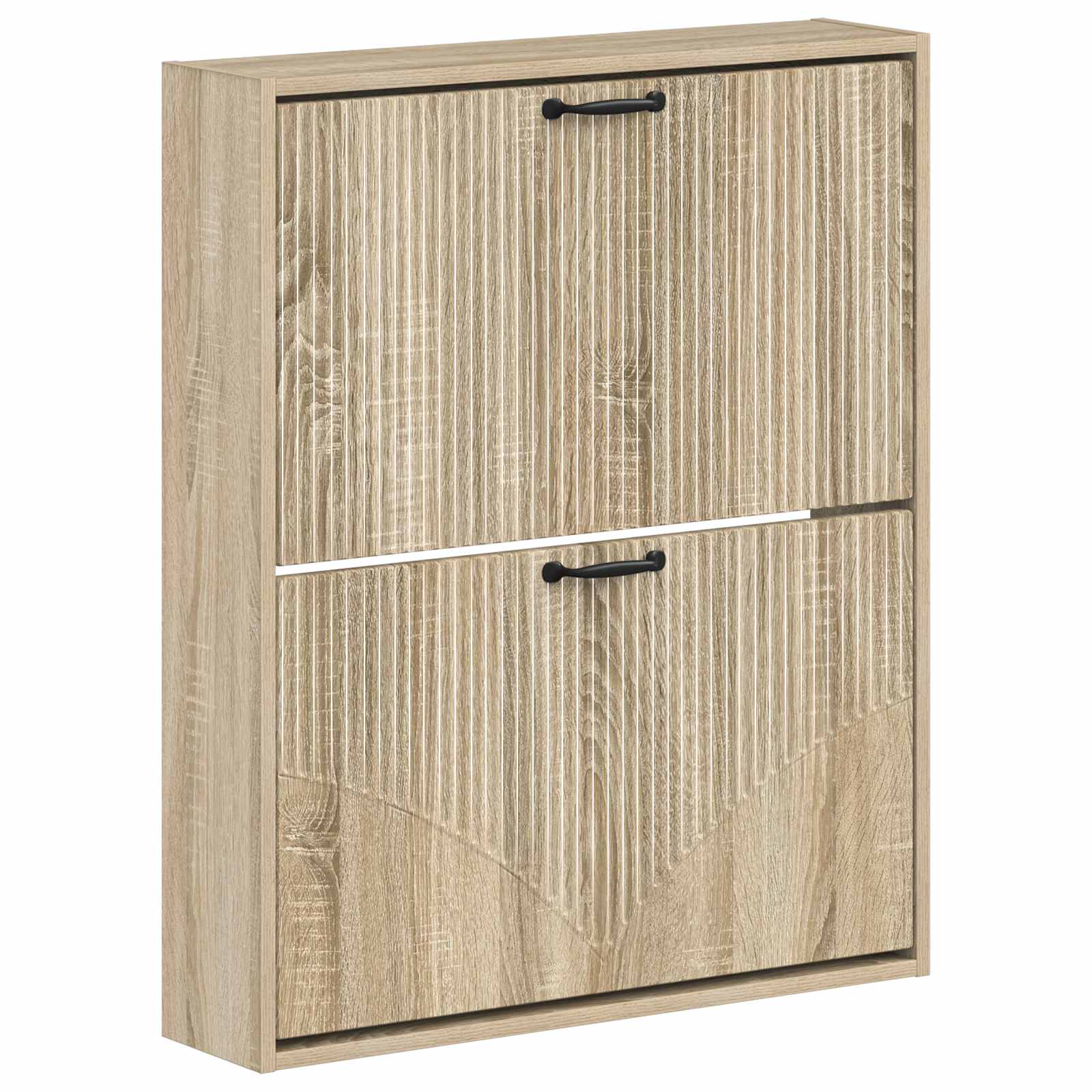 Wandgemonteerde Schoenkast HOORN 71 x 17 x 86 cm Bewerkt hout is nu te koop bij PeponiXL, paradijselijk wonen!