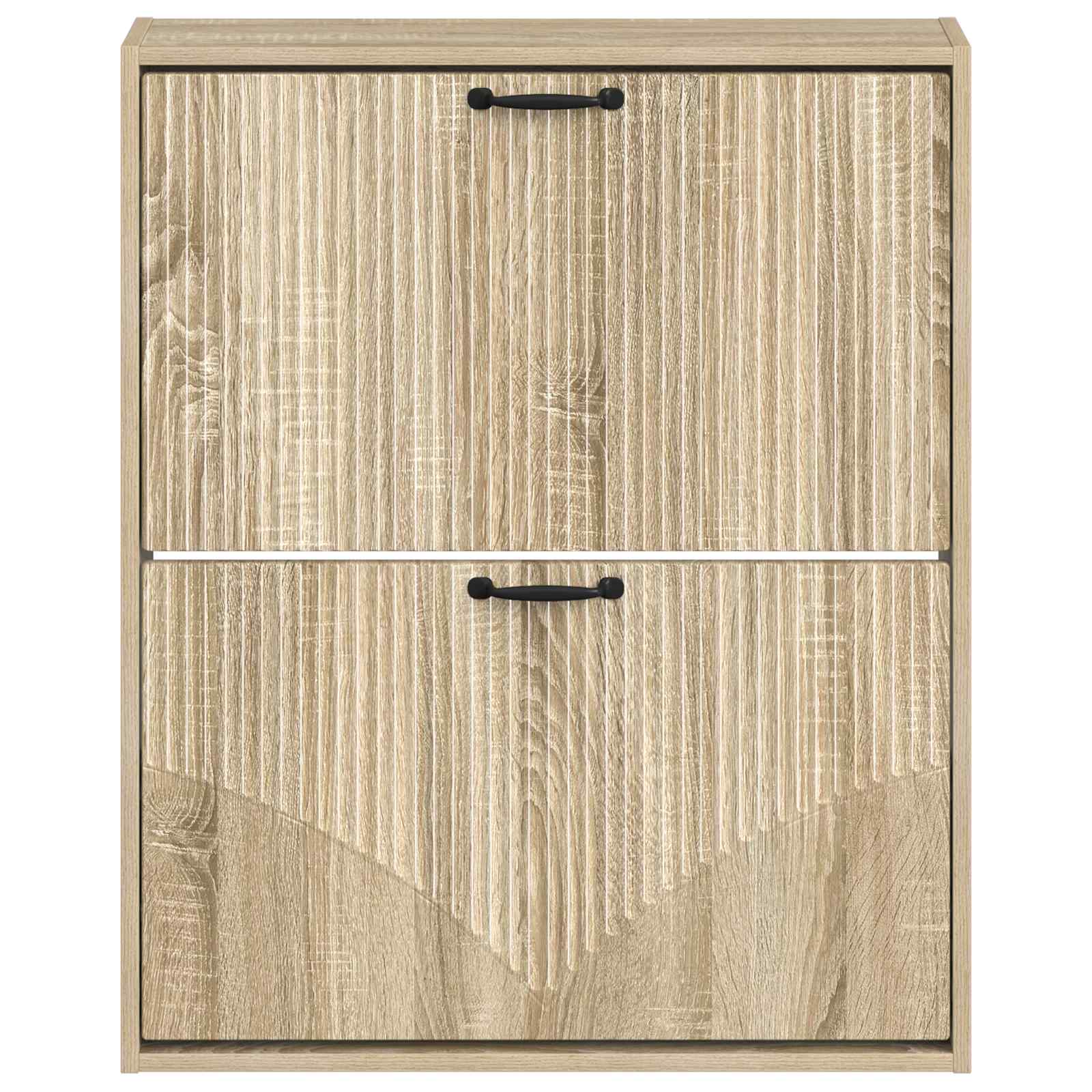 Wandgemonteerde Schoenkast HOORN 71 x 17 x 86 cm Bewerkt hout is nu te koop bij PeponiXL, paradijselijk wonen!