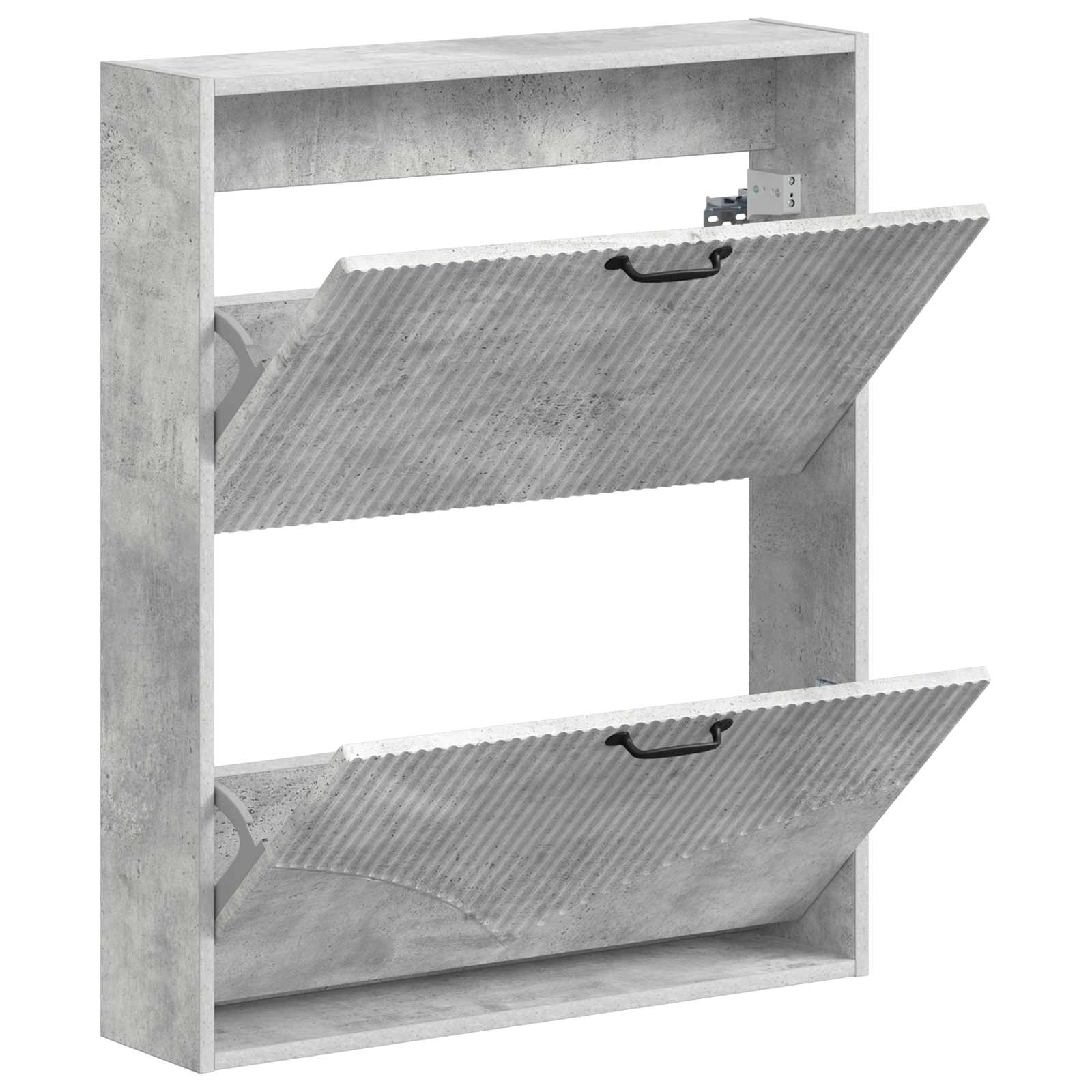 Wandgemonteerde Schoenkast HOORN 71 x 17 x 86 cm Bewerkt hout is nu te koop bij PeponiXL, paradijselijk wonen!