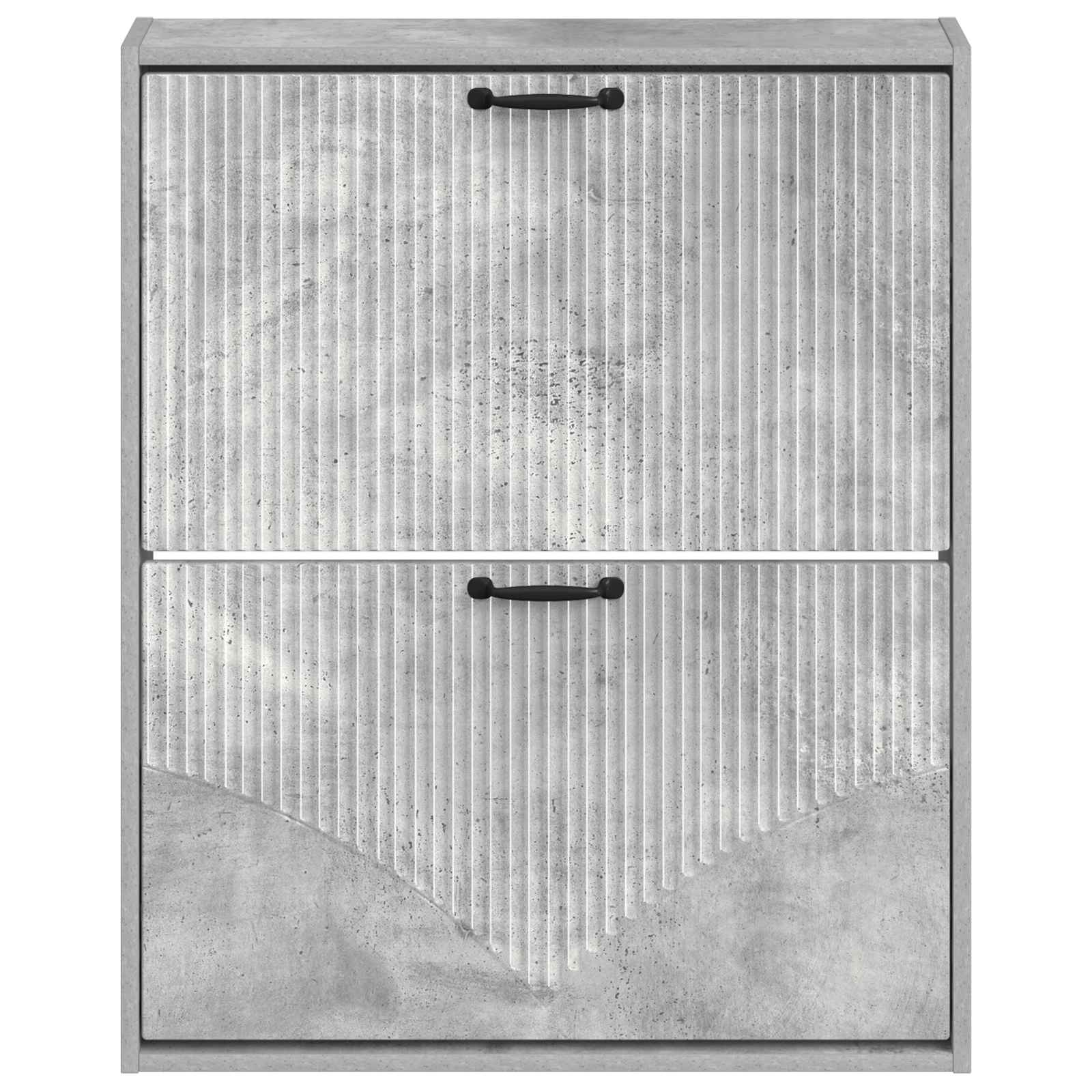 Wandgemonteerde Schoenkast HOORN 71 x 17 x 86 cm Bewerkt hout is nu te koop bij PeponiXL, paradijselijk wonen!
