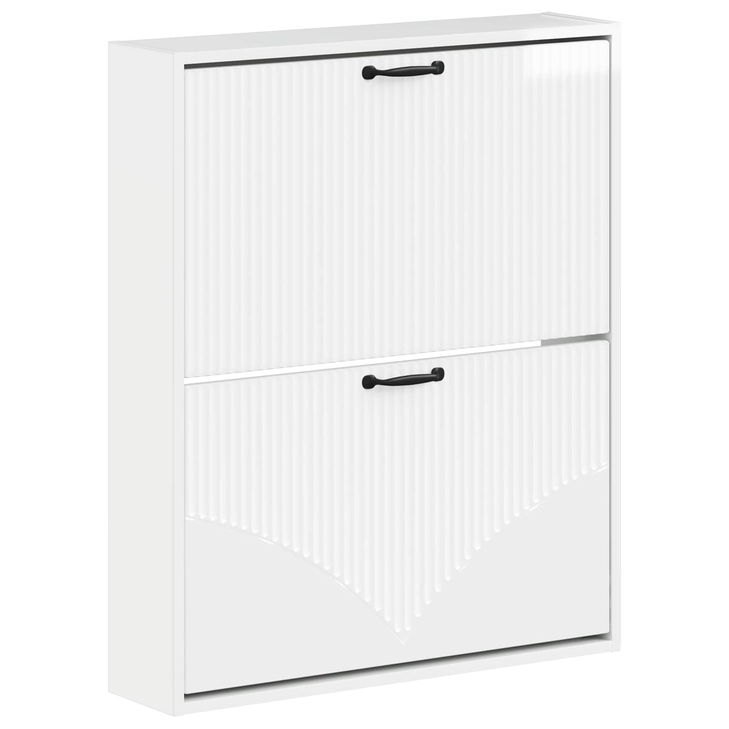 Wandgemonteerde Schoenkast HOORN 71 x 17 x 86 cm Bewerkt hout is nu te koop bij PeponiXL, paradijselijk wonen!