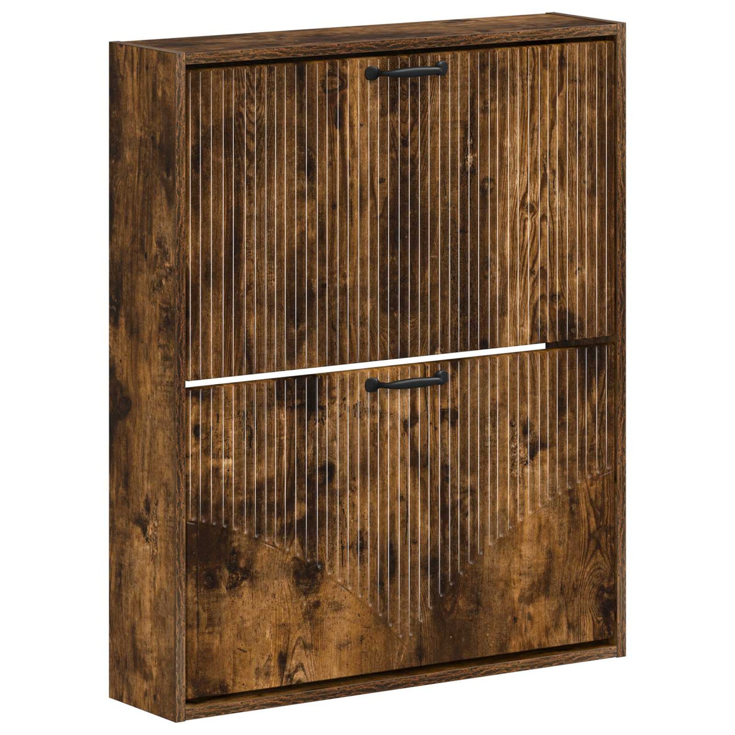 Wandgemonteerde Schoenkast HOORN 71 x 17 x 86 cm Bewerkt hout is nu te koop bij PeponiXL, paradijselijk wonen!