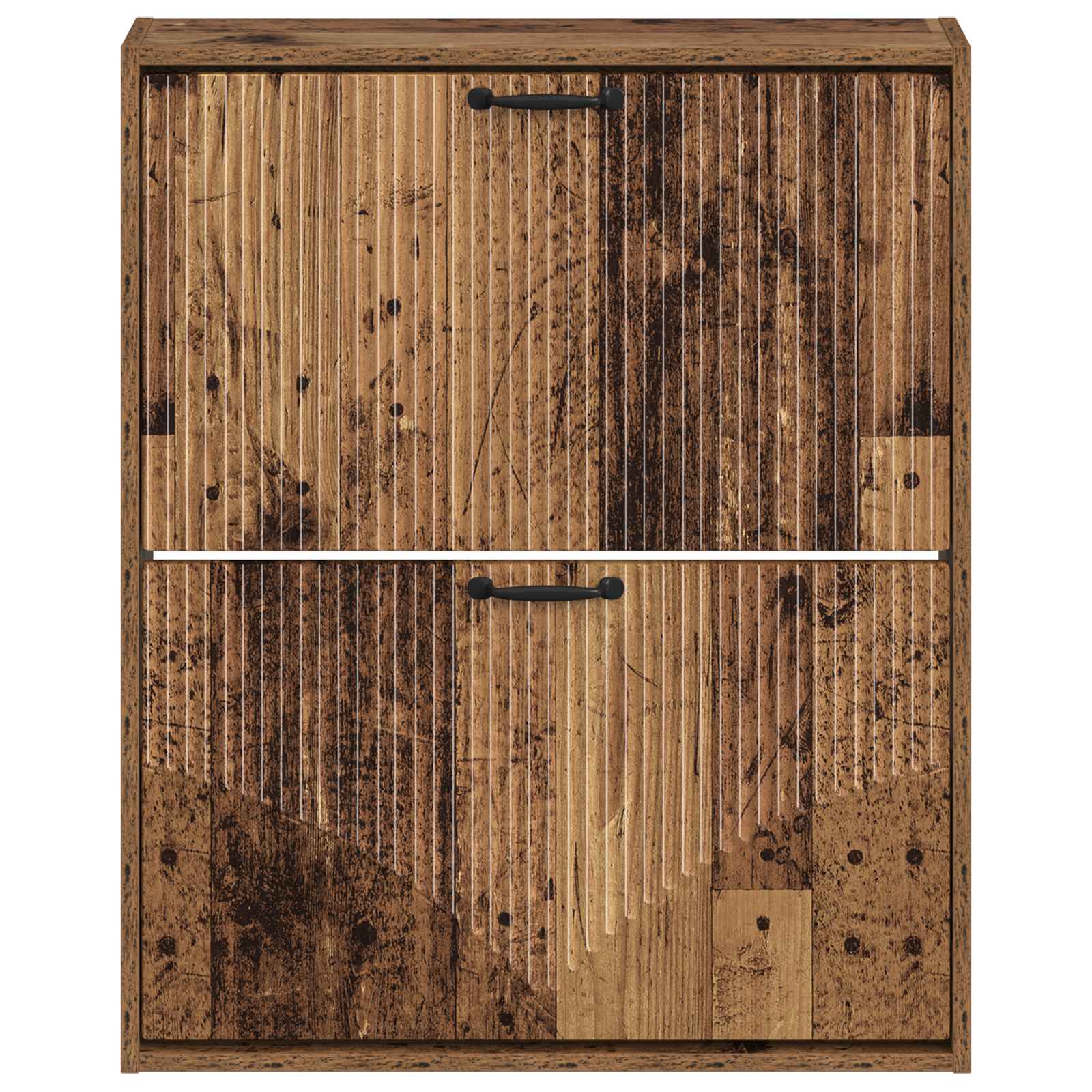Wandgemonteerde Schoenkast HOORN 71 x 17 x 86 cm Bewerkt hout is nu te koop bij PeponiXL, paradijselijk wonen!