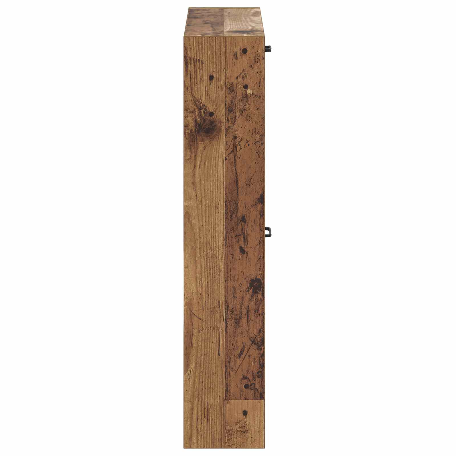 Wandgemonteerde Schoenkast HOORN 71 x 17 x 86 cm Bewerkt hout is nu te koop bij PeponiXL, paradijselijk wonen!