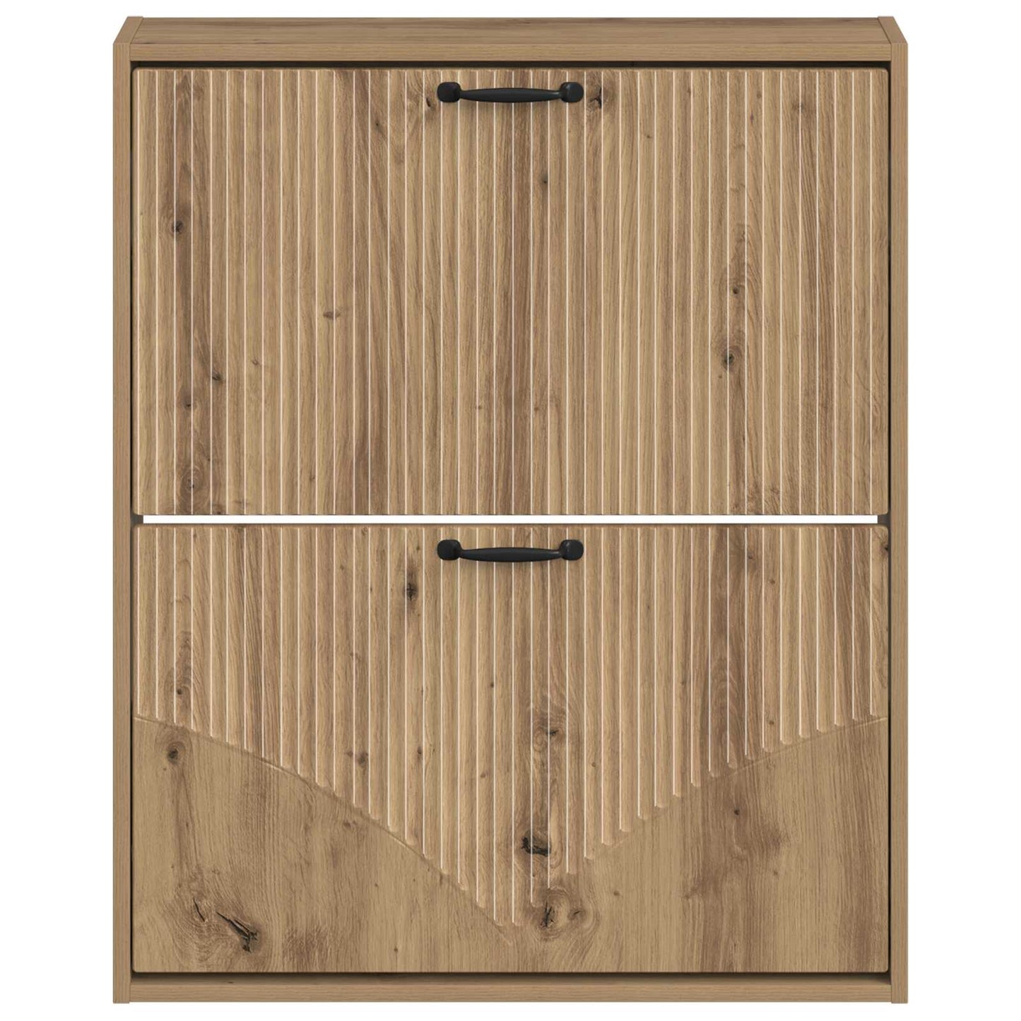 Wandgemonteerde Schoenkast HOORN 71 x 17 x 86 cm Bewerkt hout is nu te koop bij PeponiXL, paradijselijk wonen!