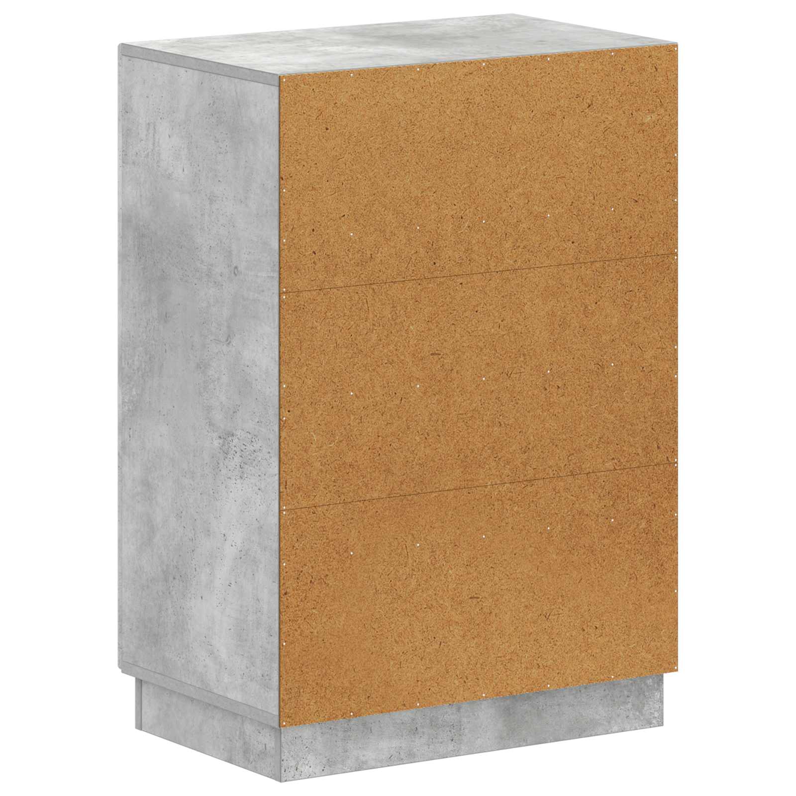Schoenenkast HOORN 59,5 x 39,5 x 87 cm Bewerkt hout Betongrijs is nu te koop bij PeponiXL, paradijselijk wonen!