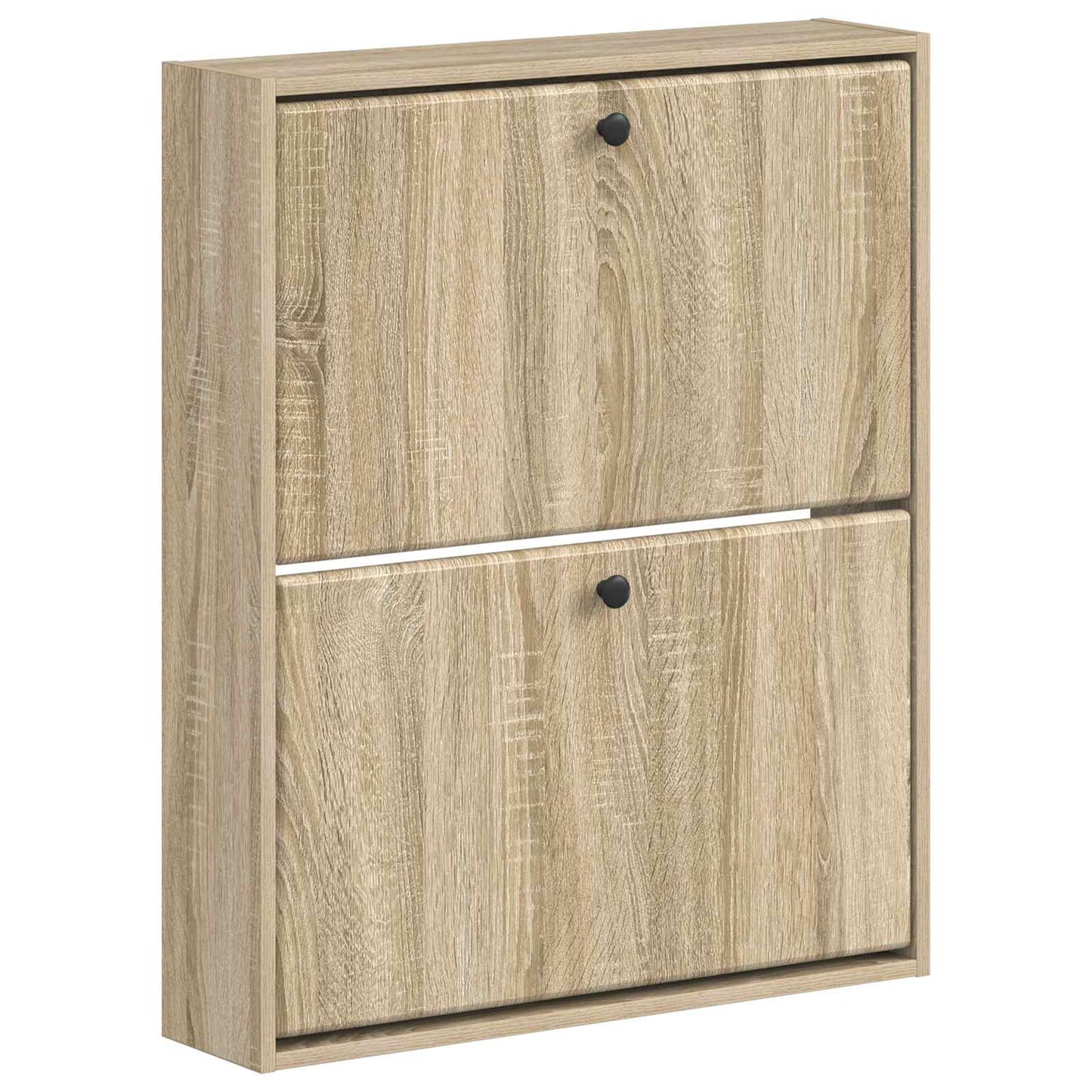 Wandgemonteerde Schoenkast BREDA 71 x 17 x 86 cm Bewerkt hout is nu te koop bij PeponiXL, paradijselijk wonen!