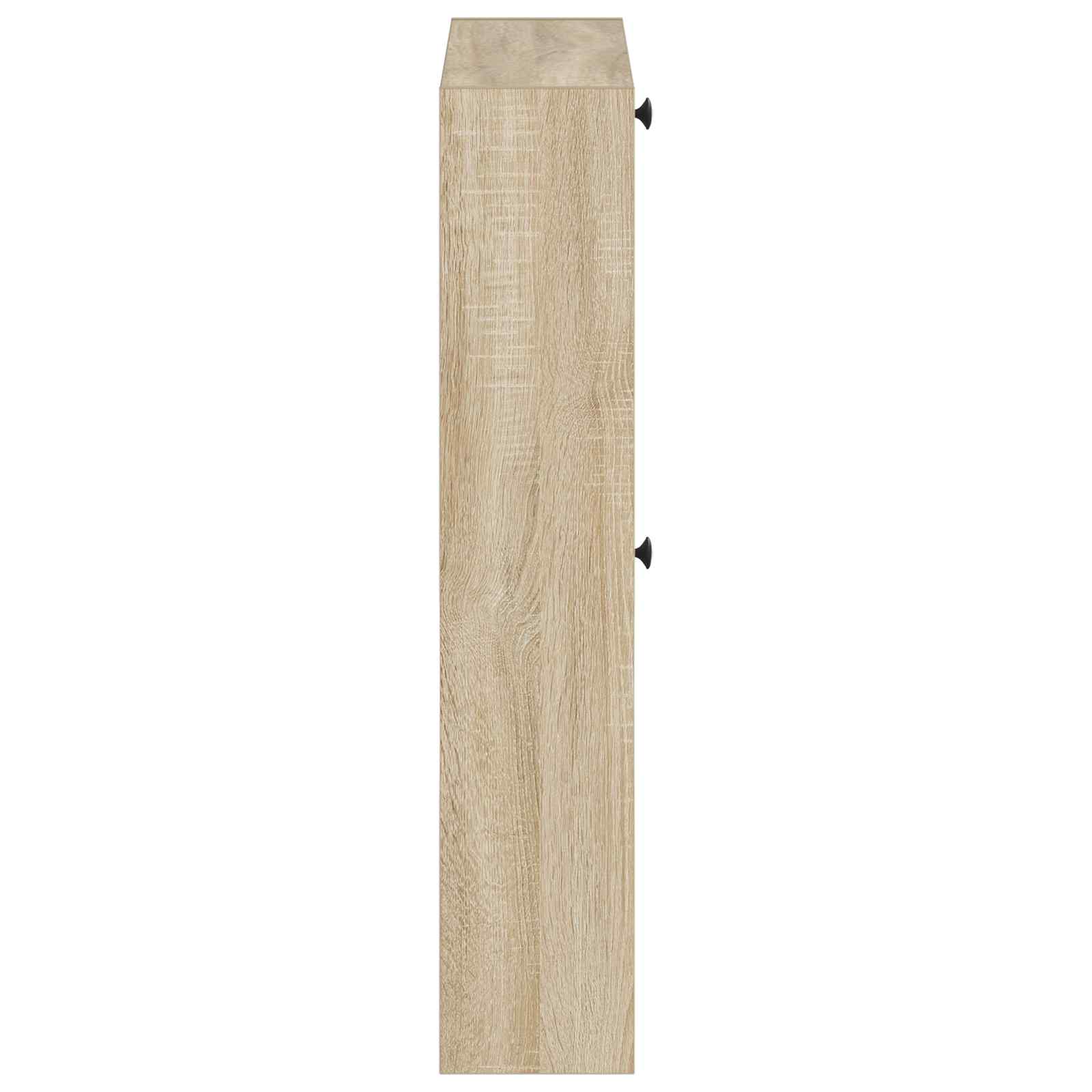 Wandgemonteerde Schoenkast BREDA 71 x 17 x 86 cm Bewerkt hout is nu te koop bij PeponiXL, paradijselijk wonen!