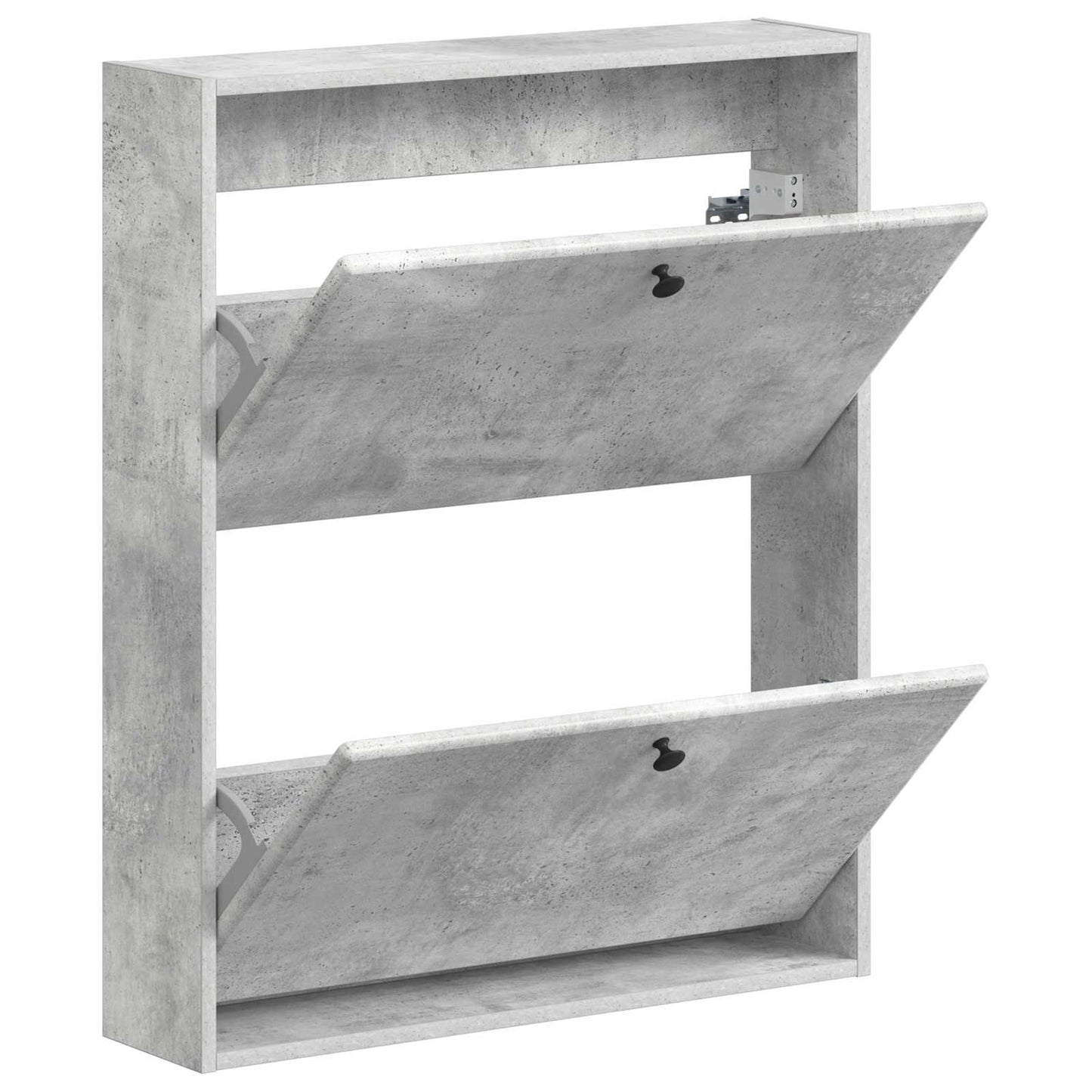 Wandgemonteerde Schoenkast BREDA 71 x 17 x 86 cm Bewerkt hout is nu te koop bij PeponiXL, paradijselijk wonen!