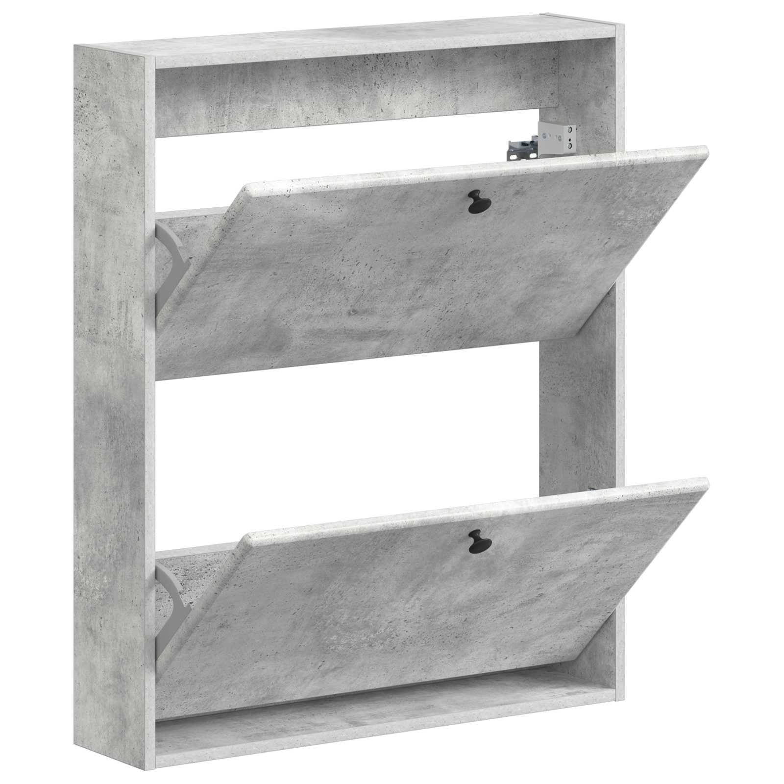 Wandgemonteerde Schoenkast BREDA 71 x 17 x 86 cm Bewerkt hout is nu te koop bij PeponiXL, paradijselijk wonen!