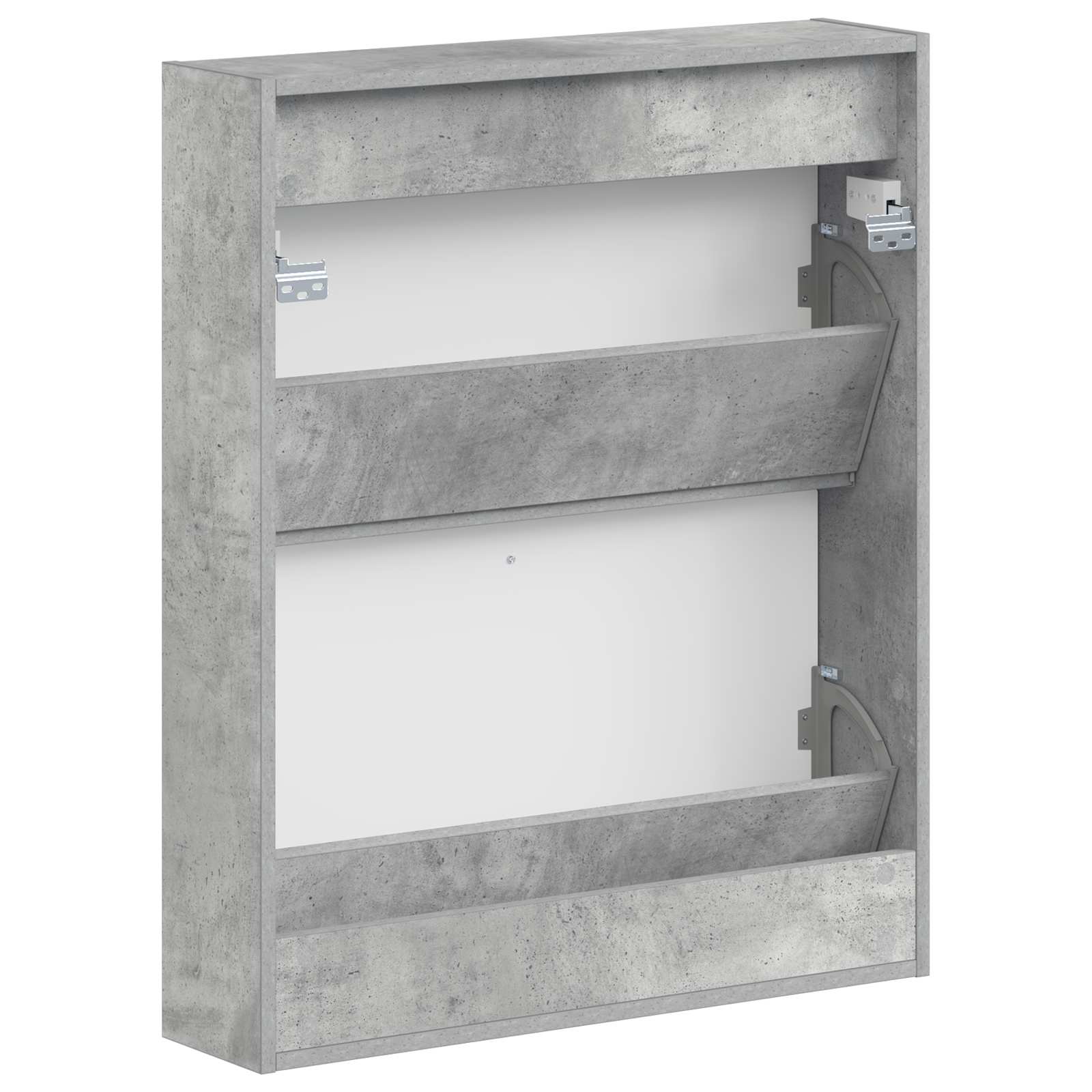 Wandgemonteerde Schoenkast BREDA 71 x 17 x 86 cm Bewerkt hout is nu te koop bij PeponiXL, paradijselijk wonen!