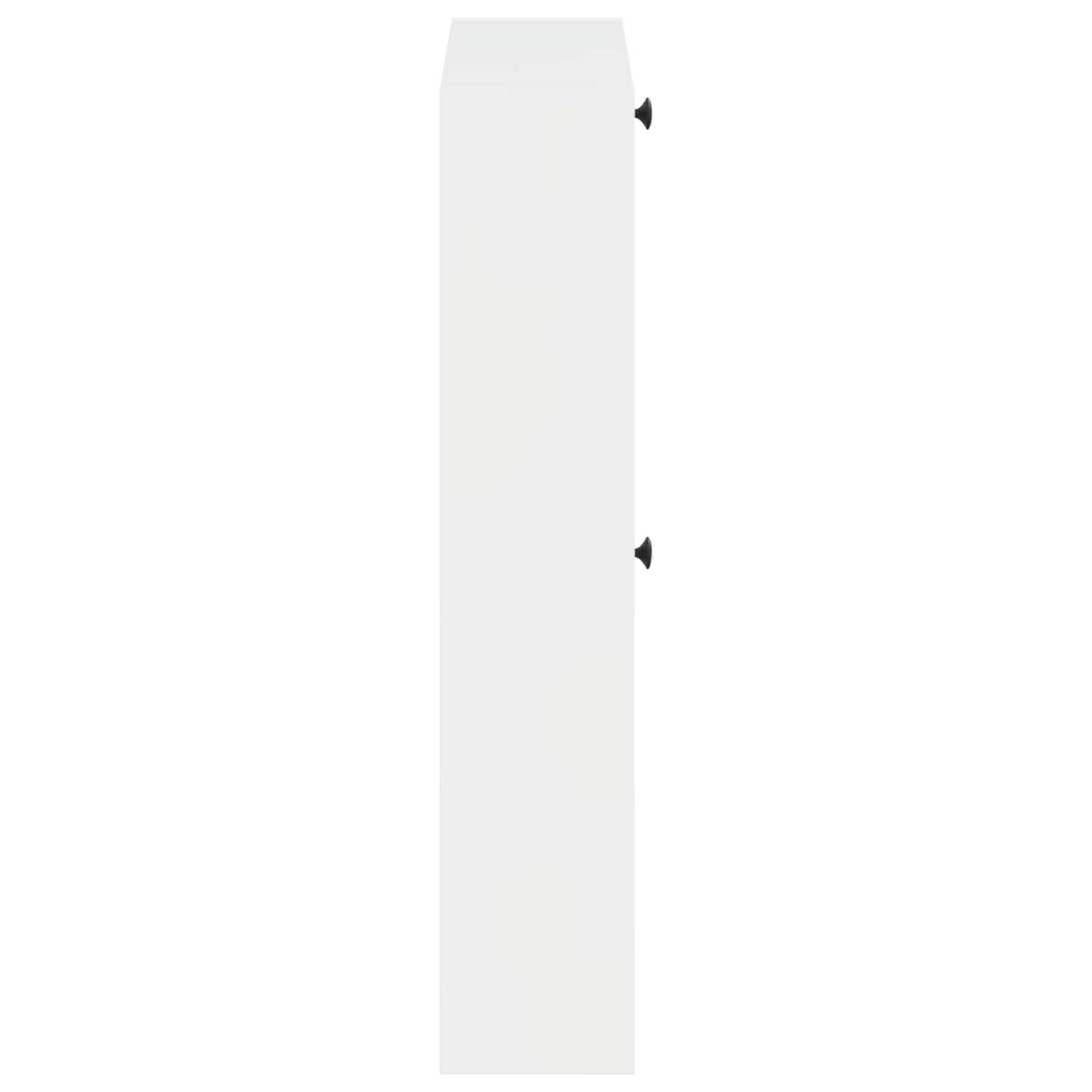 Wandgemonteerde Schoenkast BREDA 71 x 17 x 86 cm Bewerkt hout is nu te koop bij PeponiXL, paradijselijk wonen!